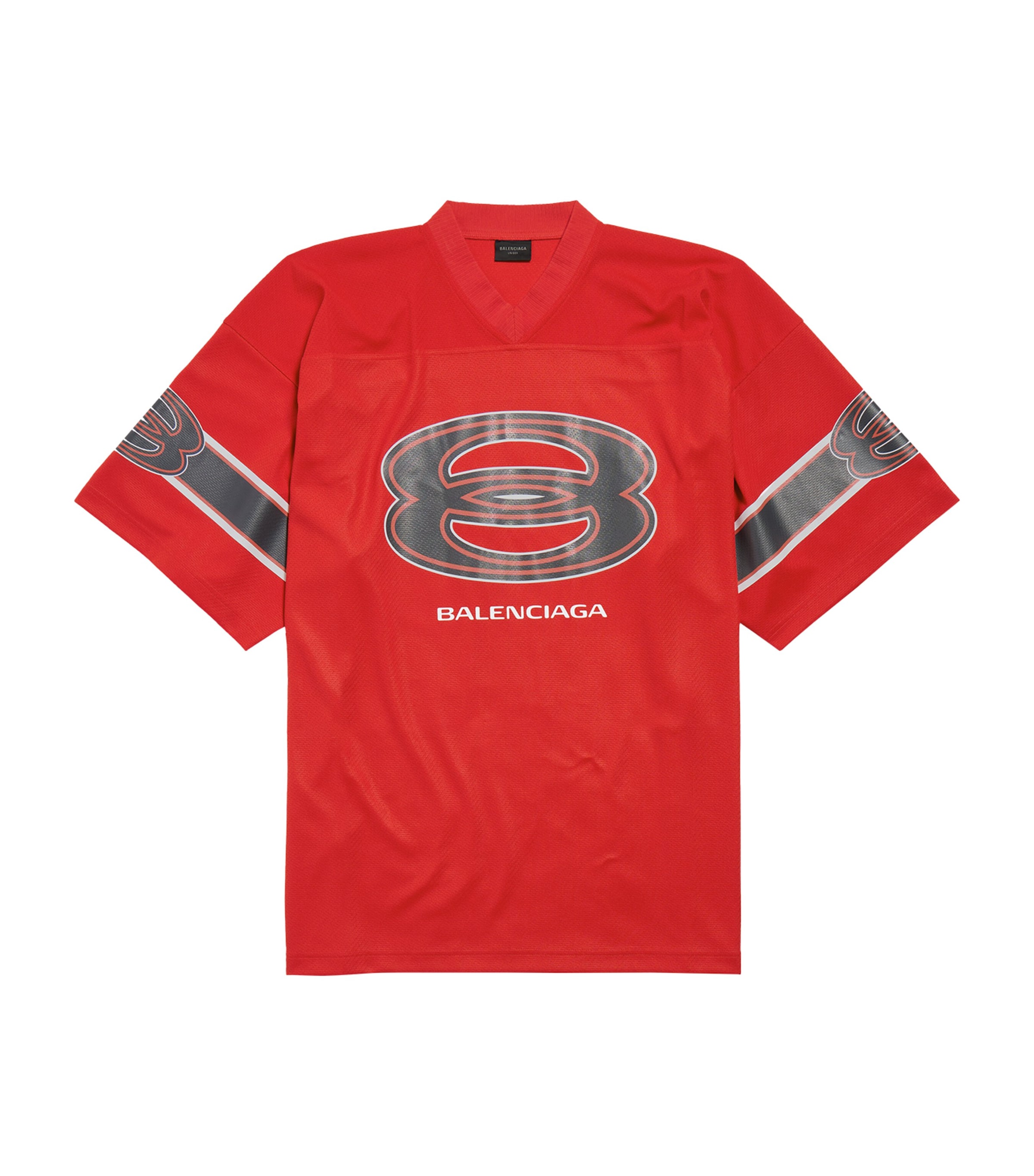 Balenciaga American Football T-shirt In Red