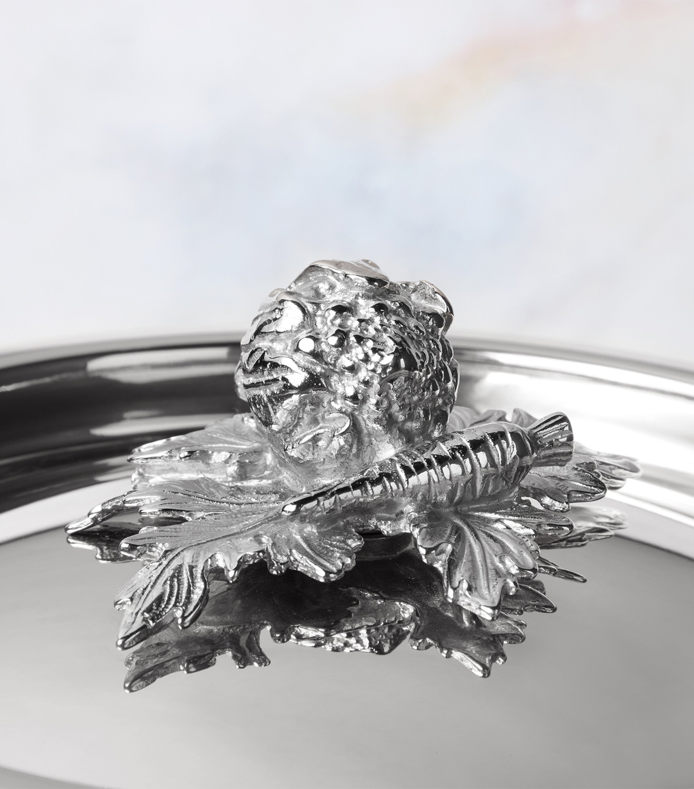 Ruffoni Opus Prima Chef Pan with Lid (24cm) Metallic Image 4