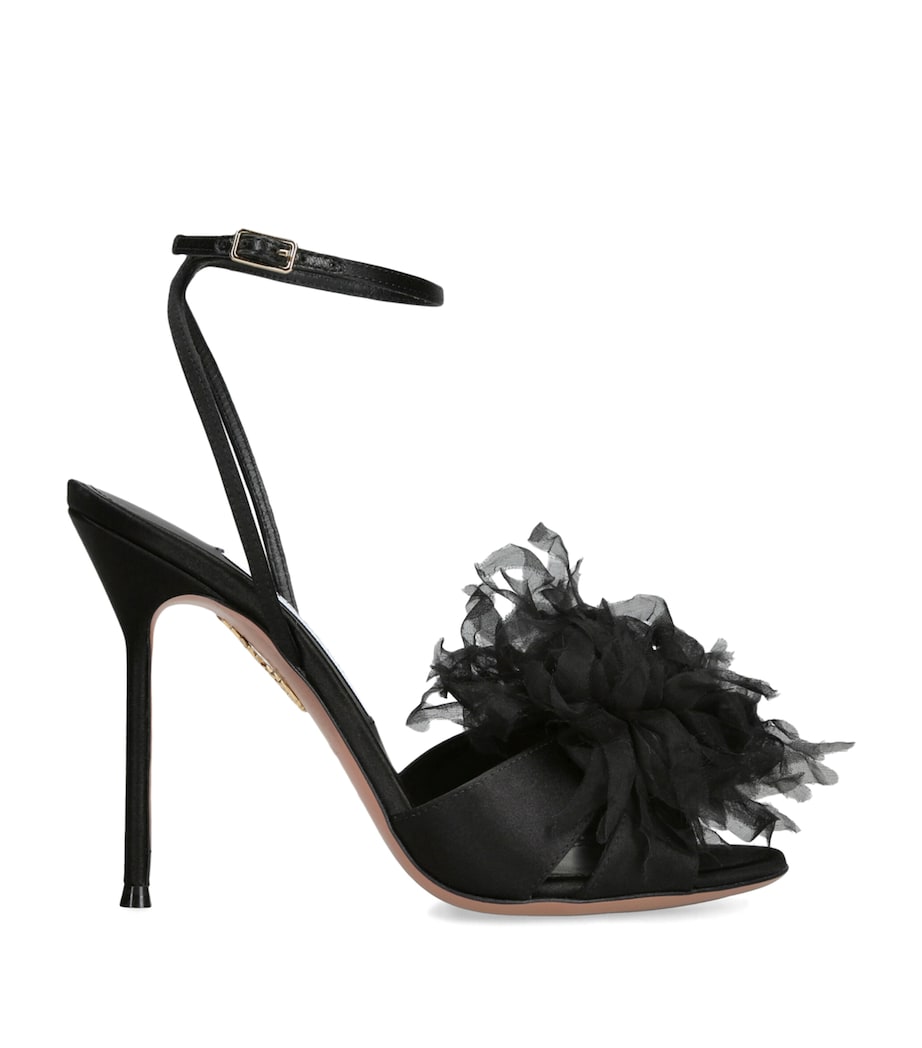 Satin Poème Sandals 105 BLACK Image 1