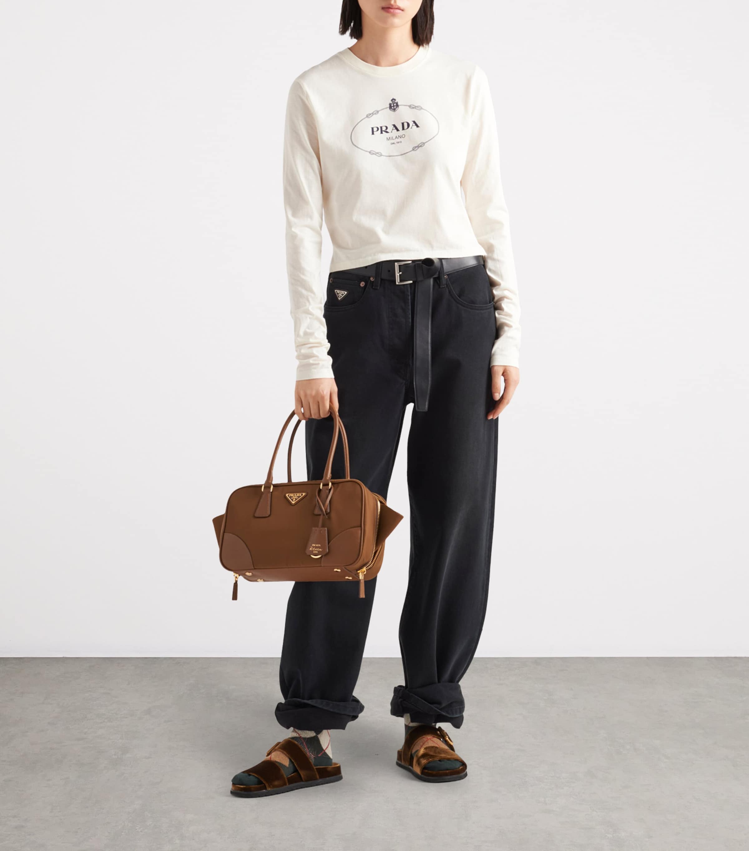 Cotton Savoy Logo T-Shirt F058L Image 2