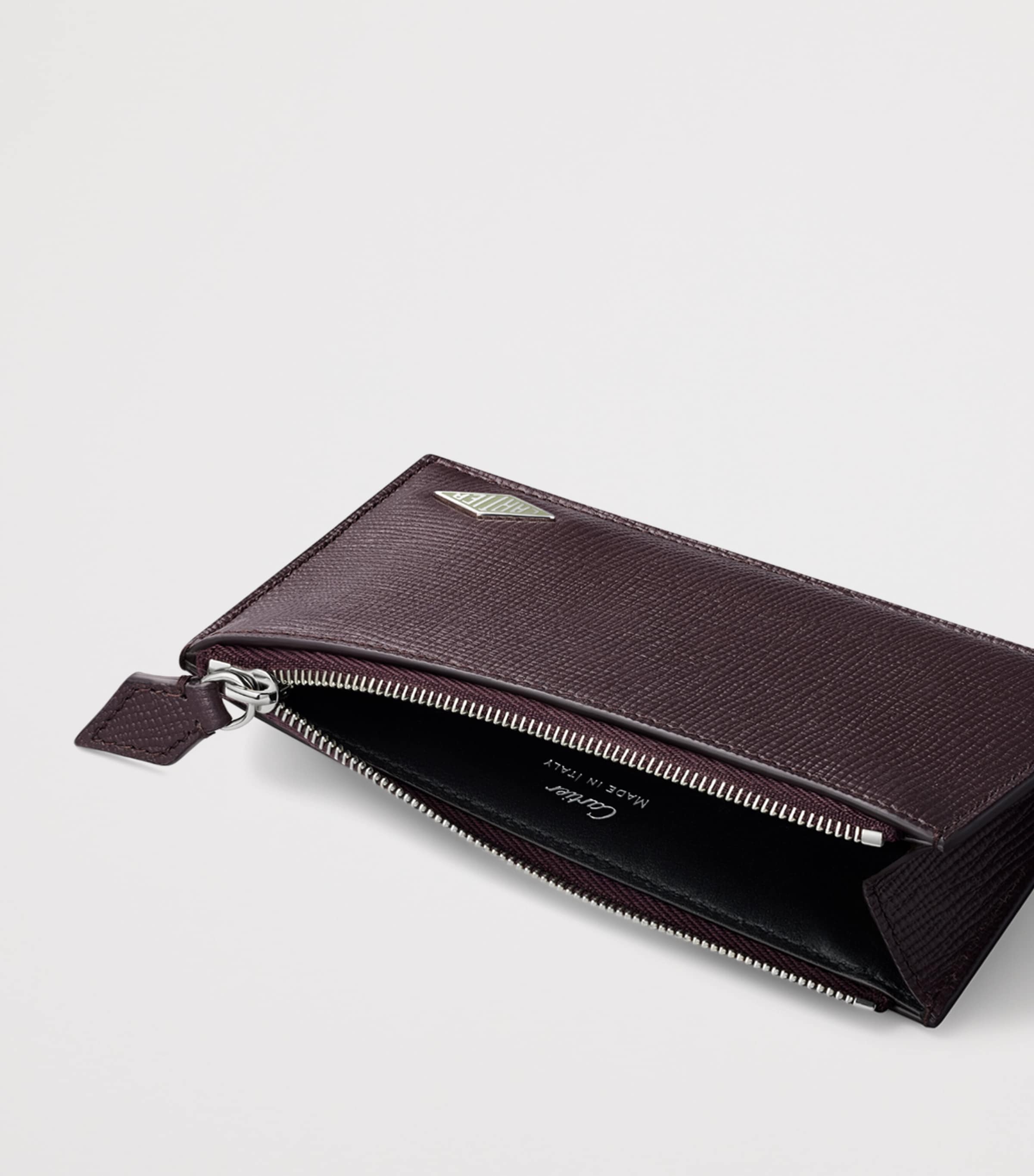 Cartier Leather Losange Card Holder Ebony/pistachio Image 2