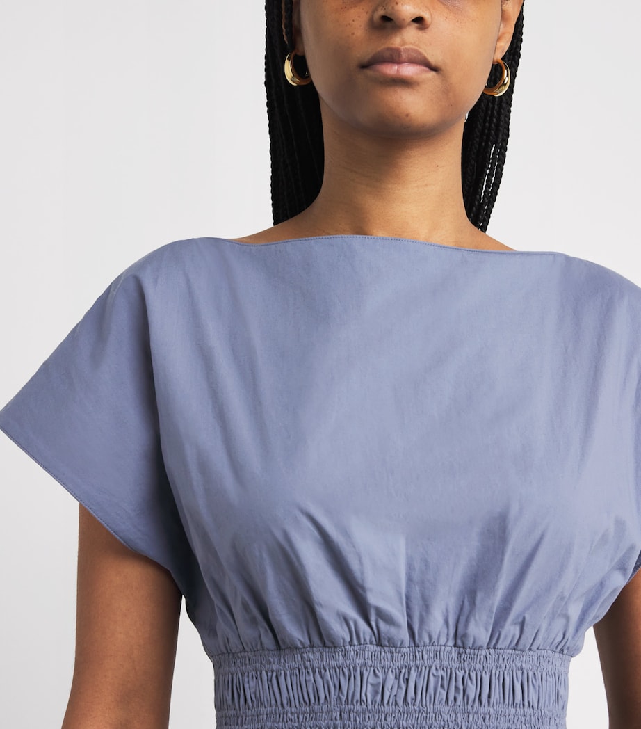 Cotton Mini Dress STEEL/STE Image 6