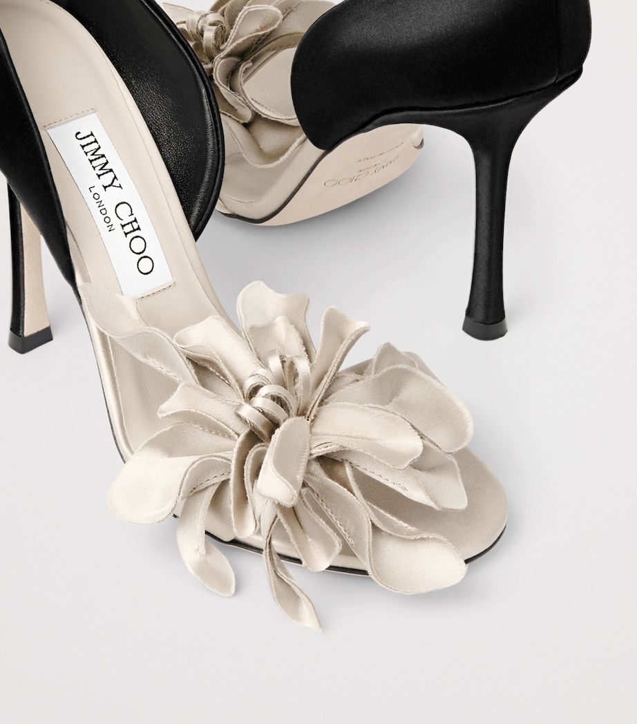 Jimmy Choo Coko 100 Sandals Bone/black Image 5