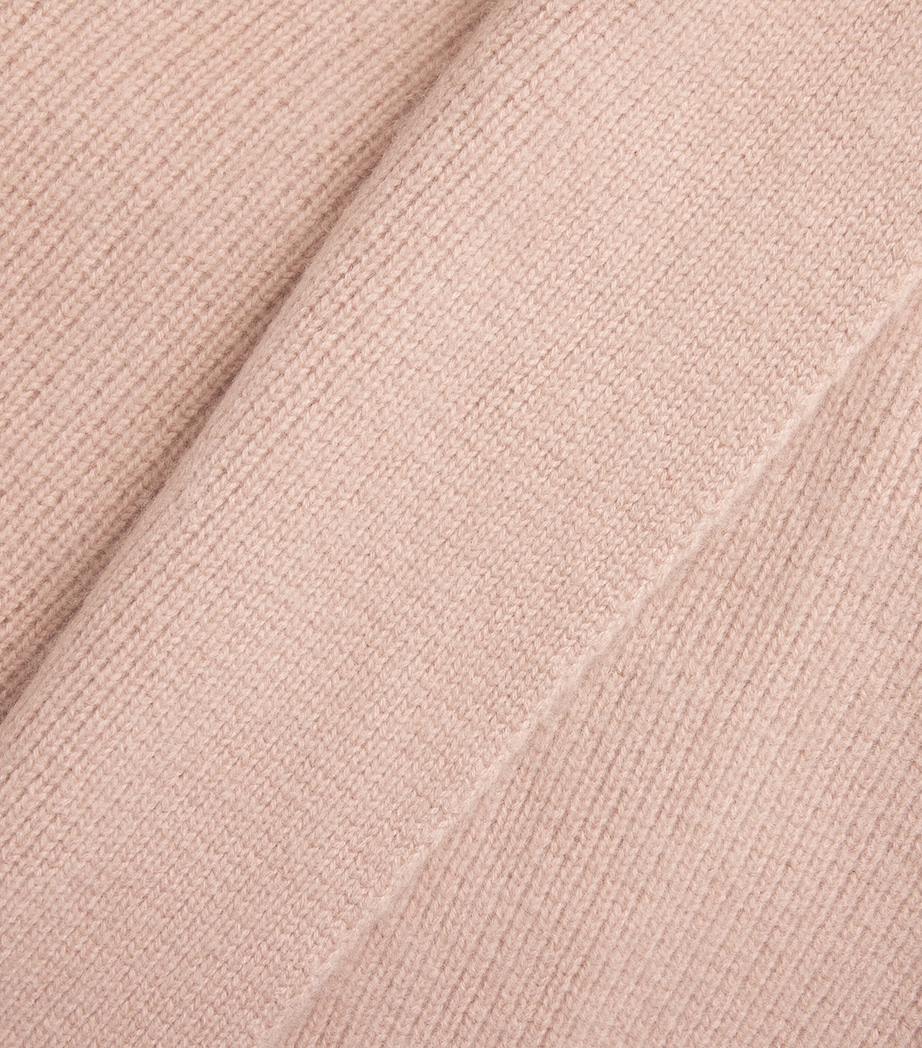 Le Kasha Womens Organic Cashmere Belted Cardigan Dusty Pink Image 5