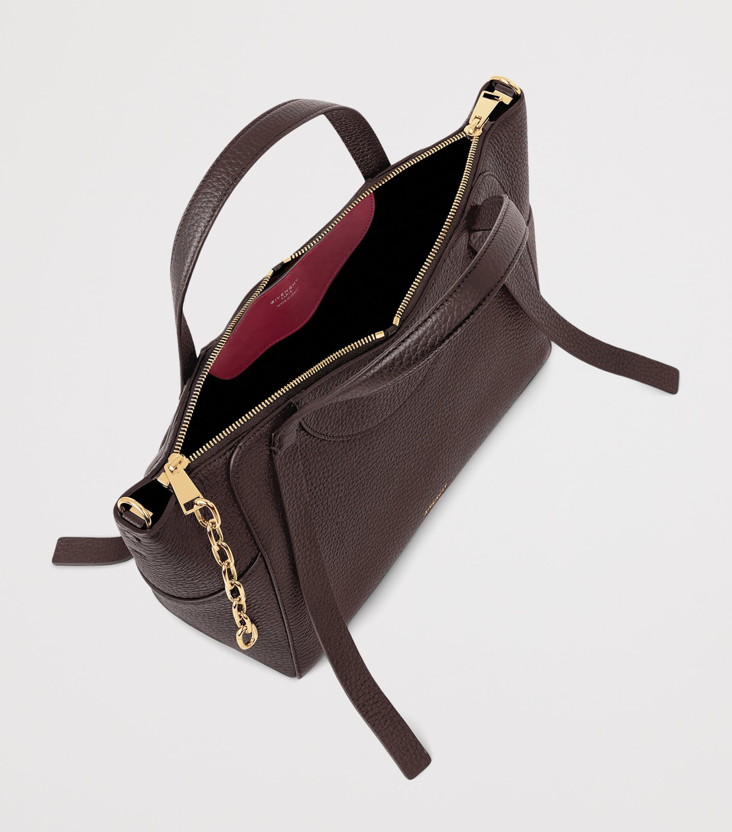 Givenchy Medium Leather Snatch Top-Handle Bag Image 3