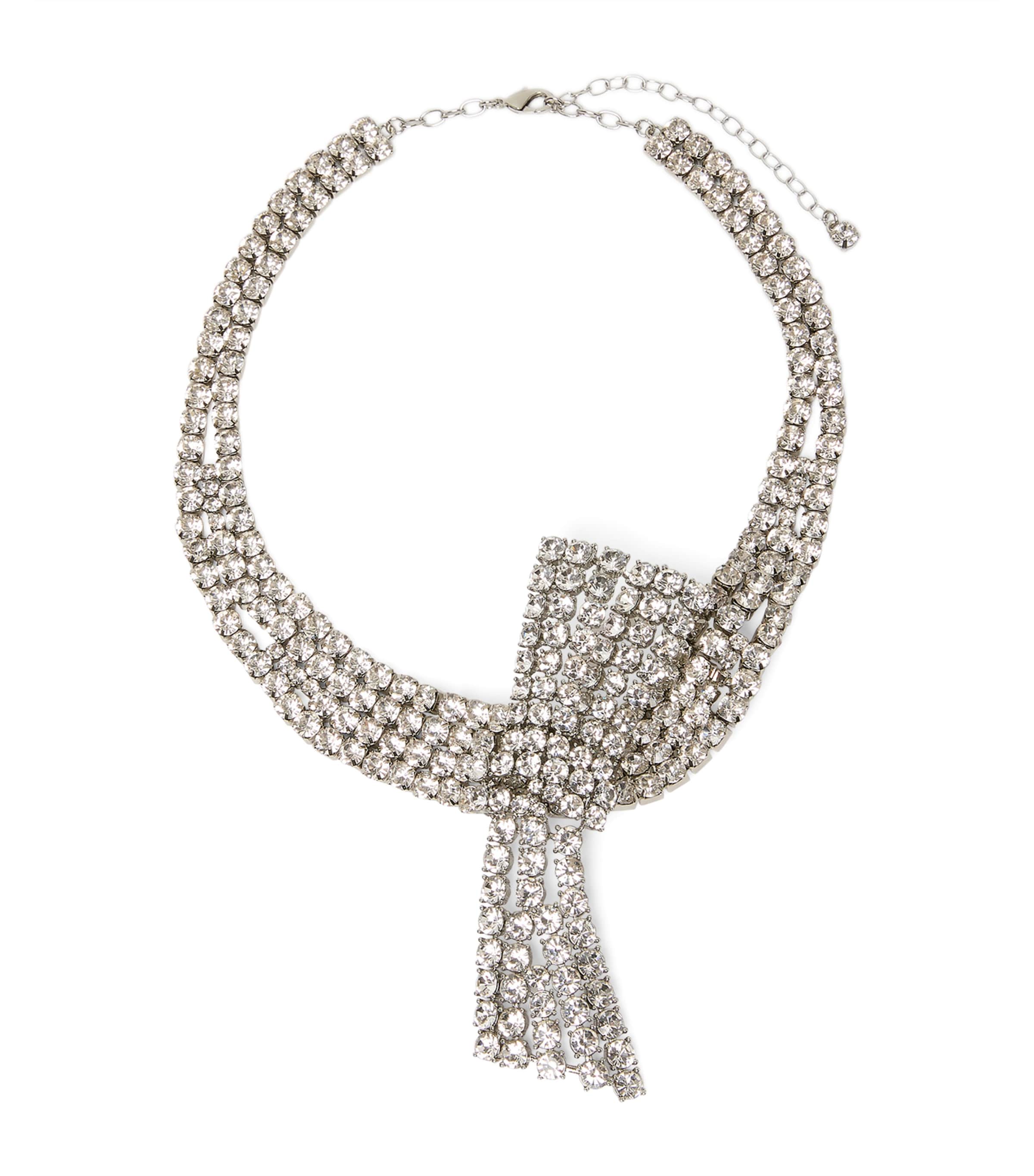 Marina Rinaldi Rhinestone-Embellished Butterfly Choker Crystal Image 1