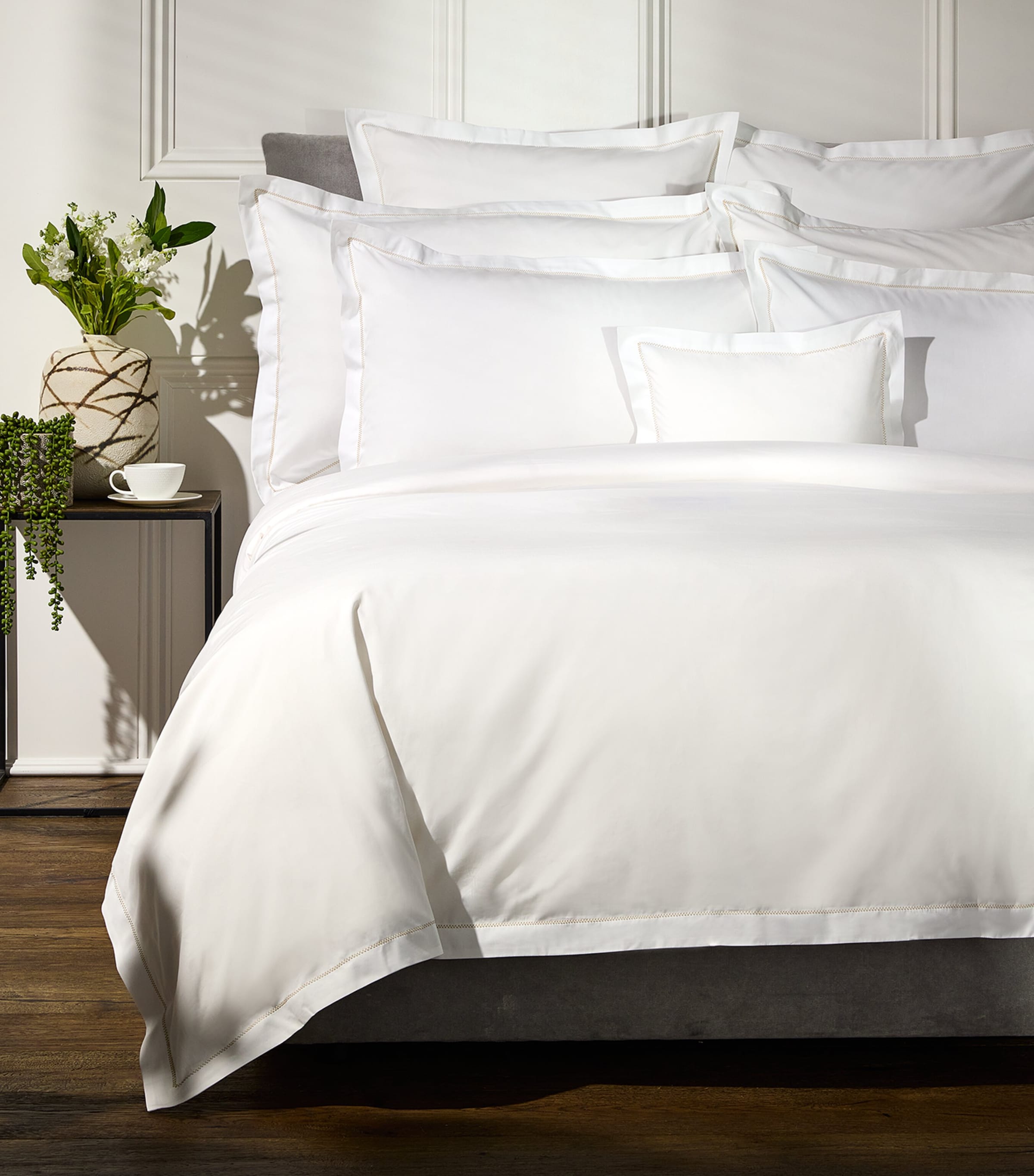 Celso De Lemos Ivy King Pillowcase In White