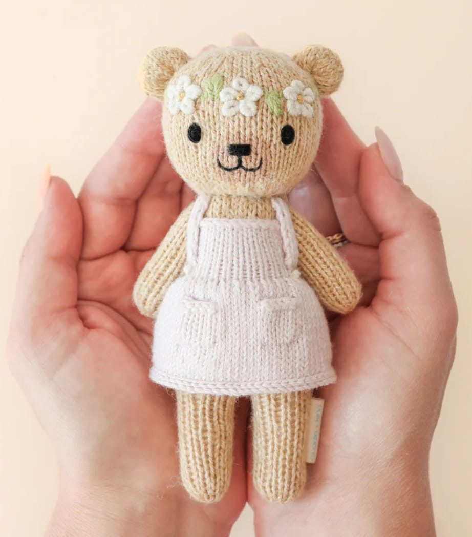 Cuddle + Kind Cotton Tiny Olivia the Honey Bear (15cm) Image 3