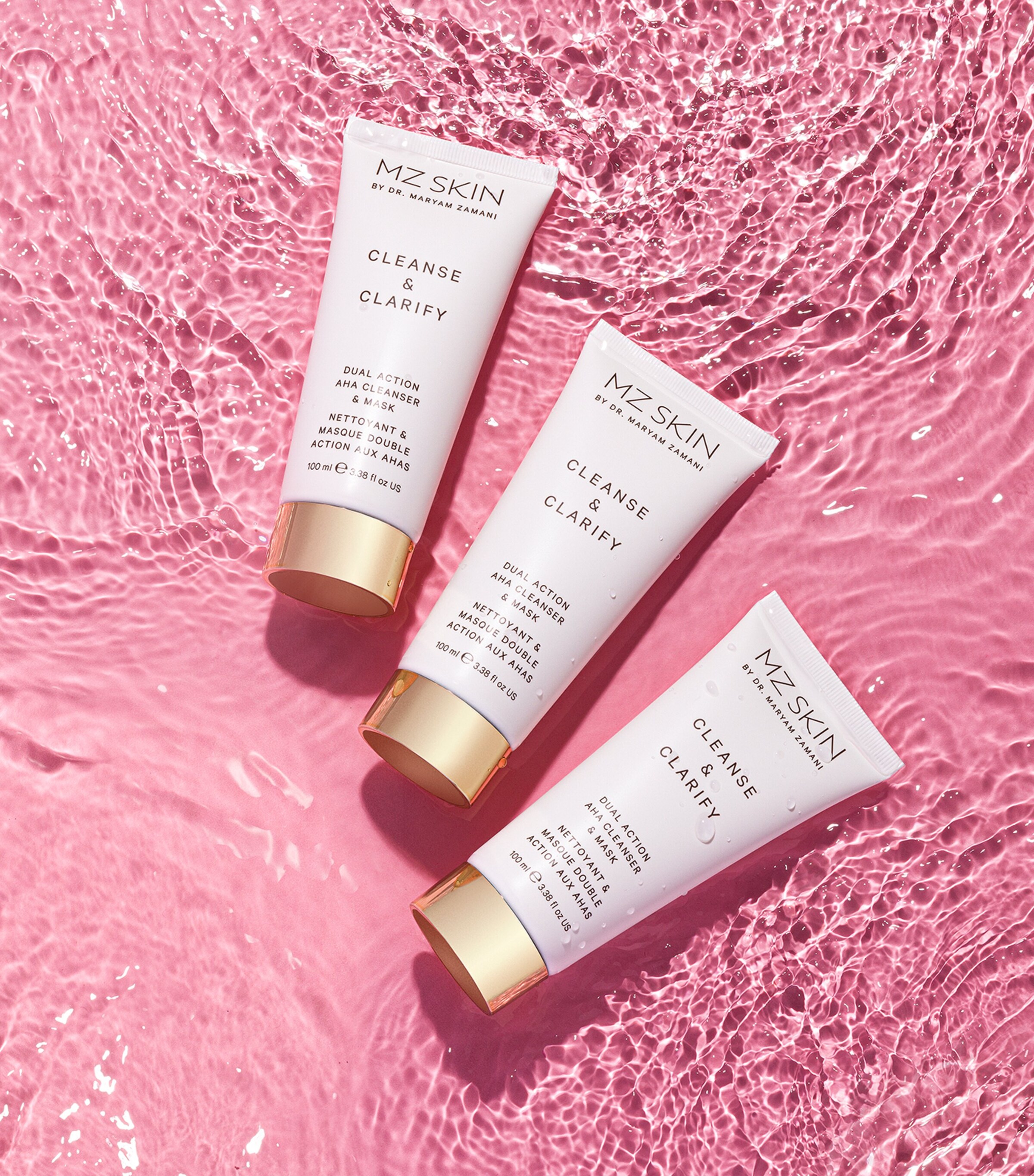 CLEANSE & CLARIFY Dual Action AHA Cleanser & Mask NO COLOUR Image 5