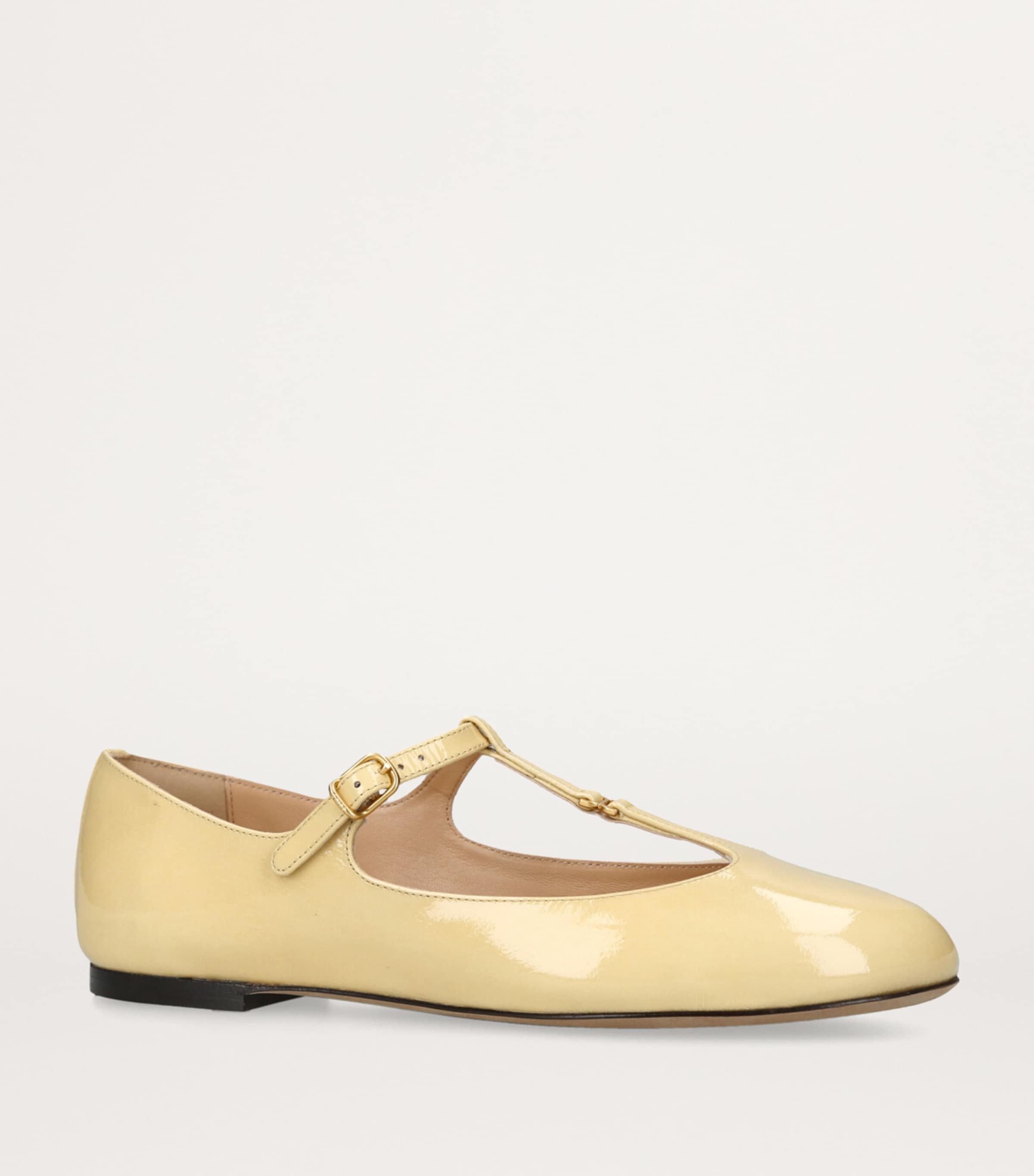 Patent Leather Marcie Mary Janes BEIGE Image 3