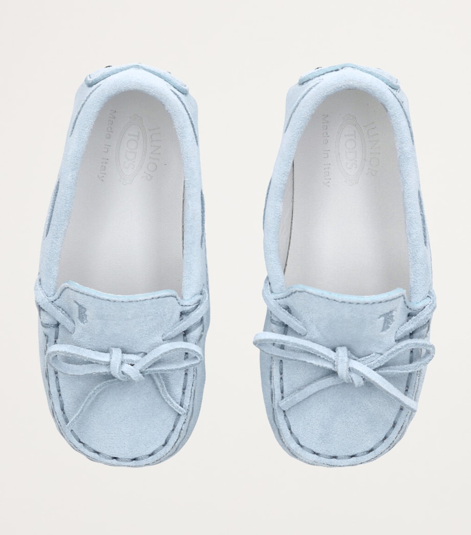 Suede Gommini Loafers PALE BLUE Image 4