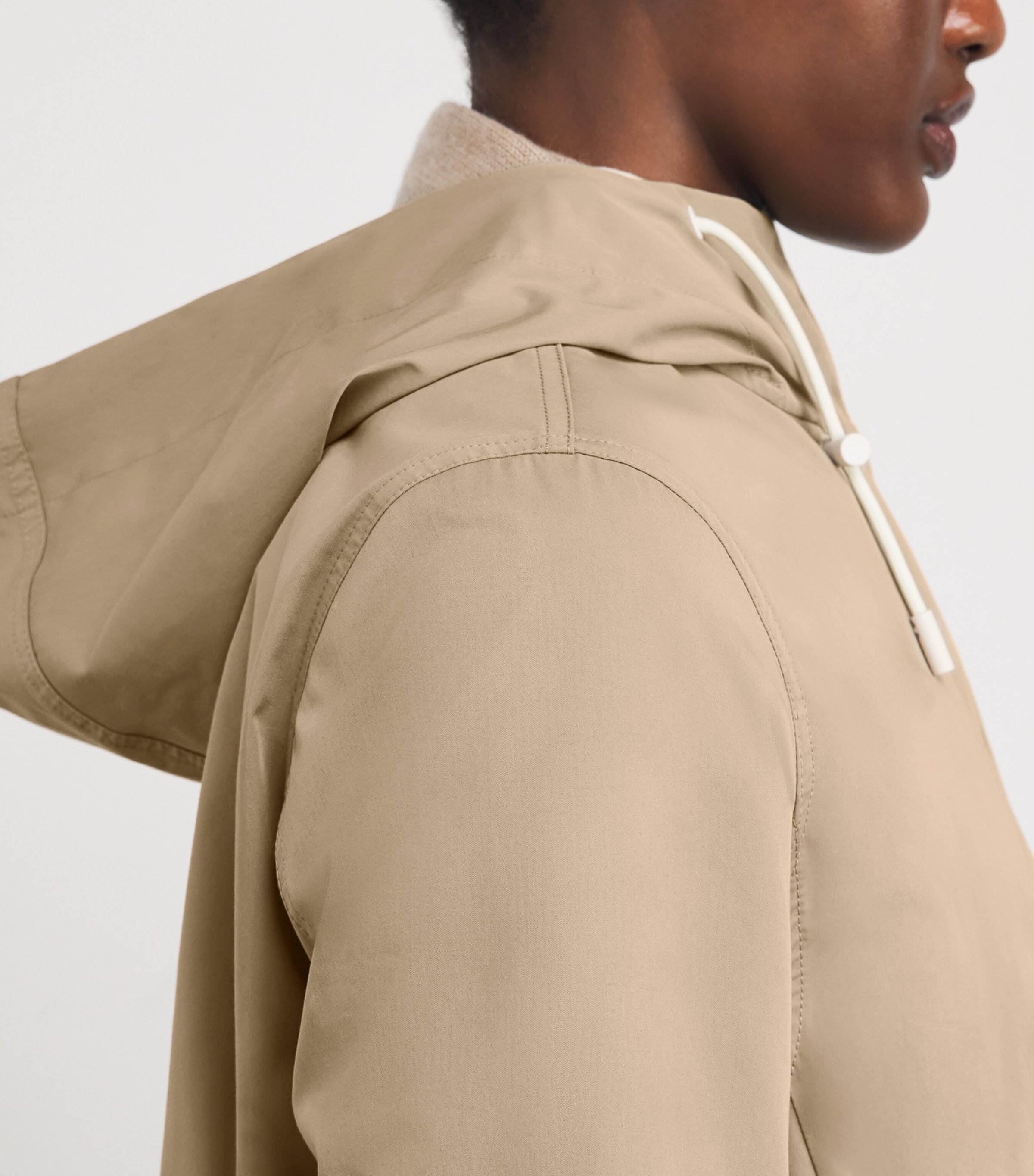 Fox-Rabbit Blended-Cotton Parka (72cm) B3226 Image 6