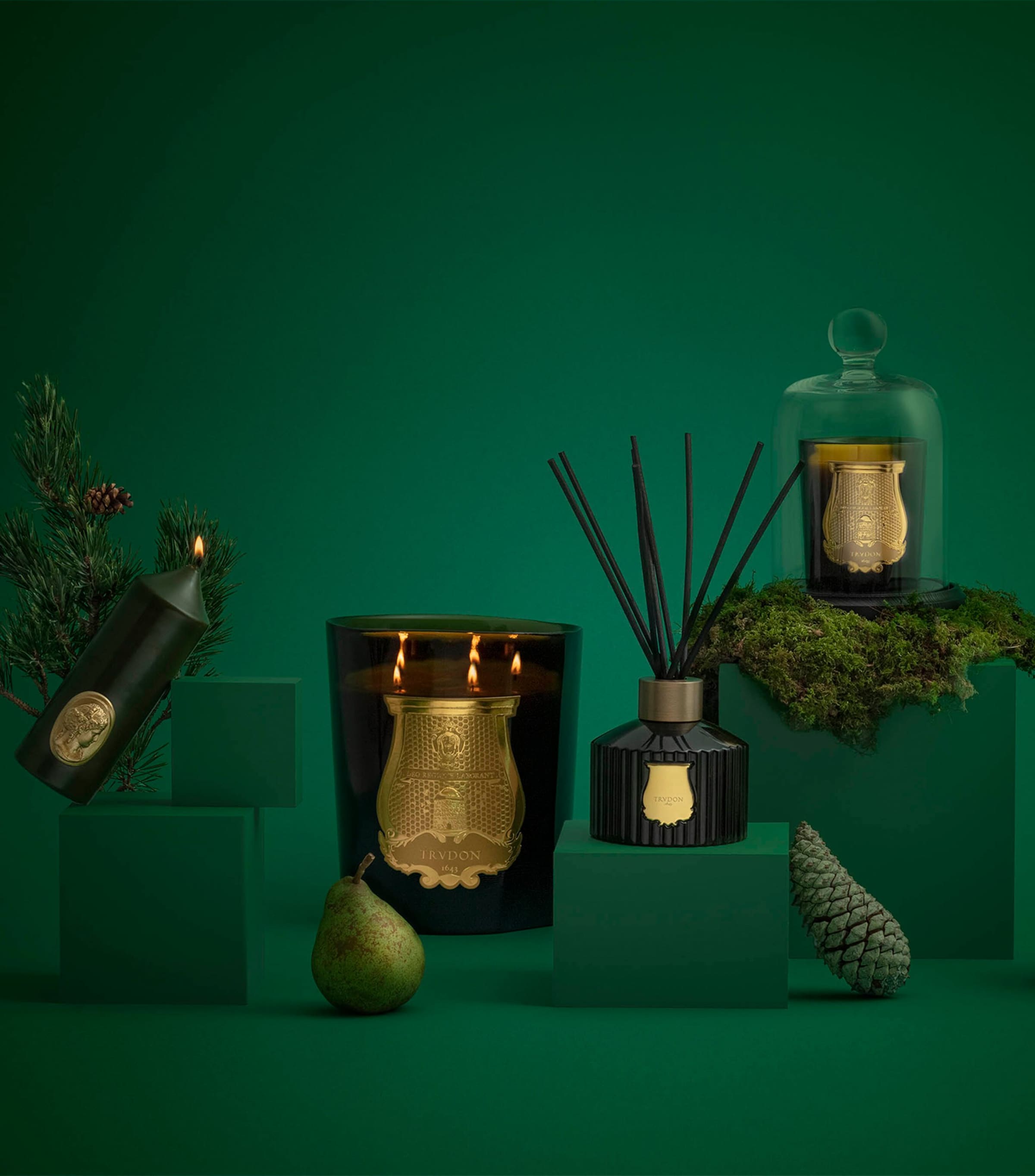 Joséphine Candle (2.8kg) GREEN Image 2