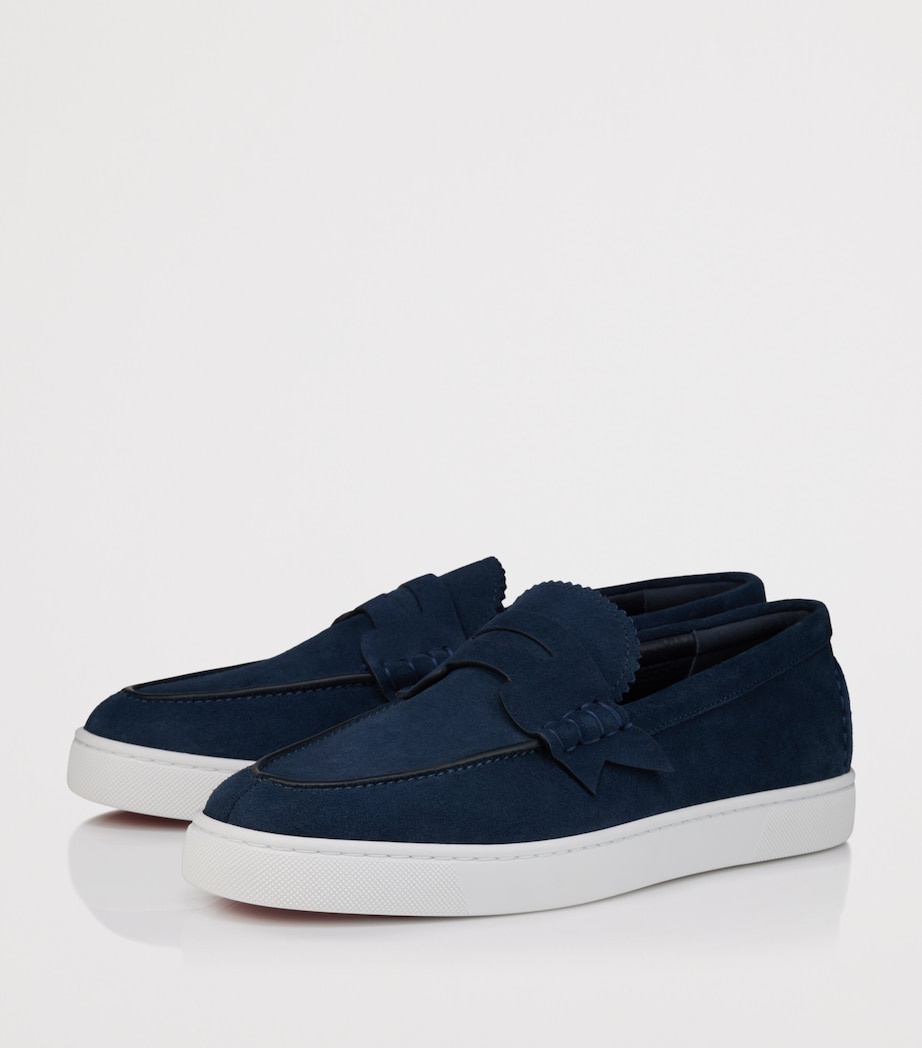 Christian Louboutin The Harold I Suede Boat Shoes Image 2