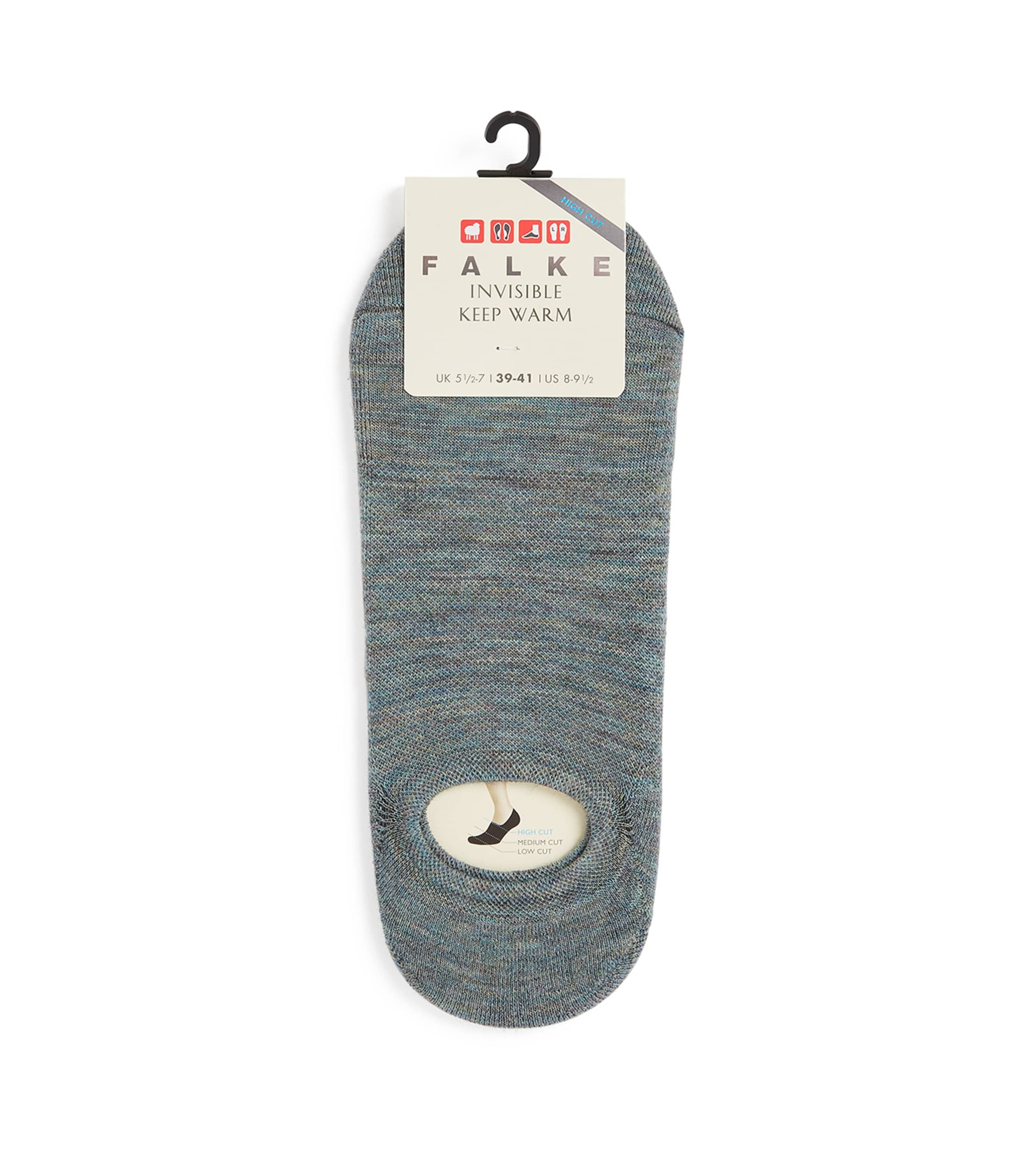 Falke Keep Warm Invisible Socks In Blue