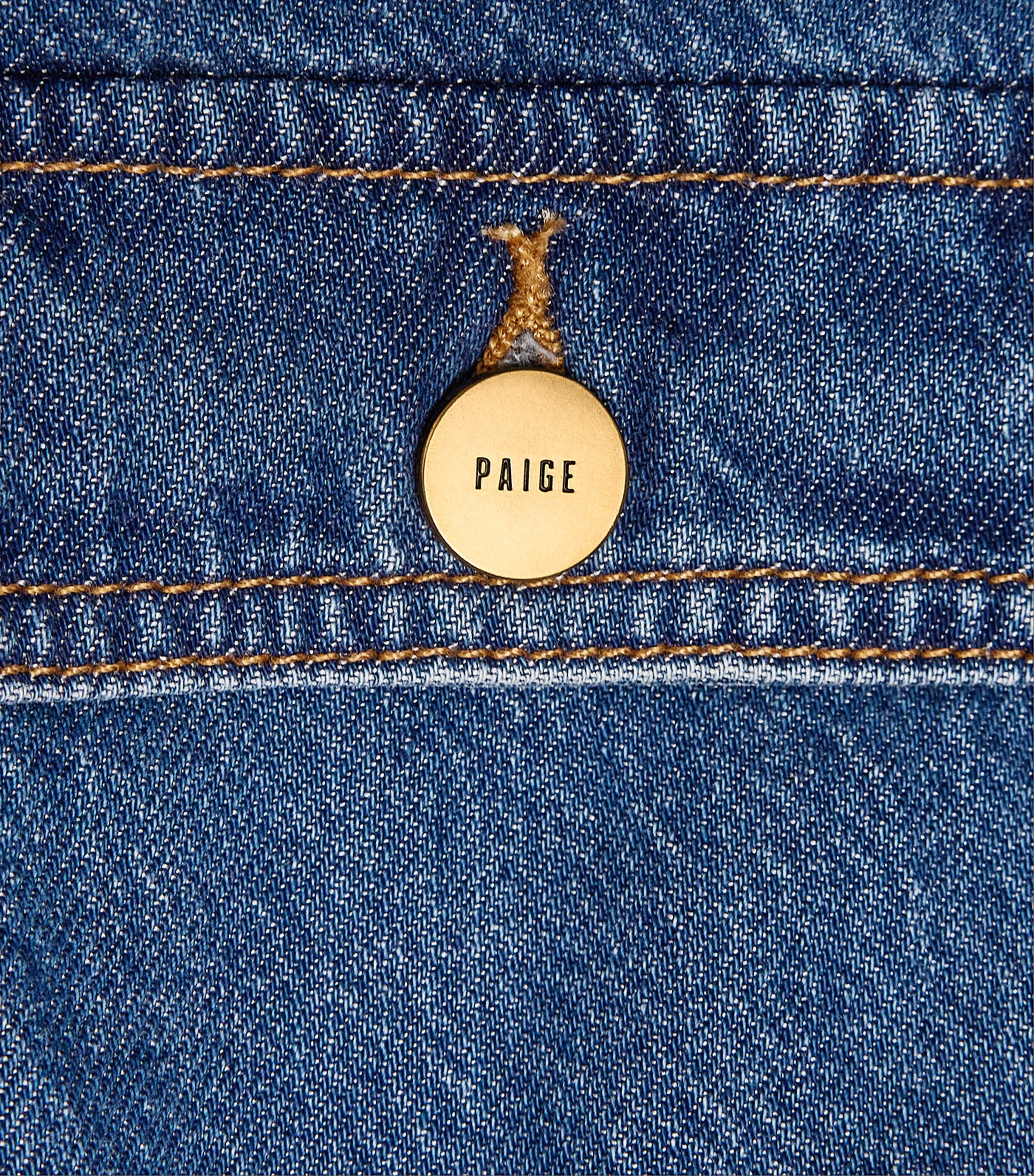 PAIGE Womens Denim Clarke Overshirt La Verne Image 6