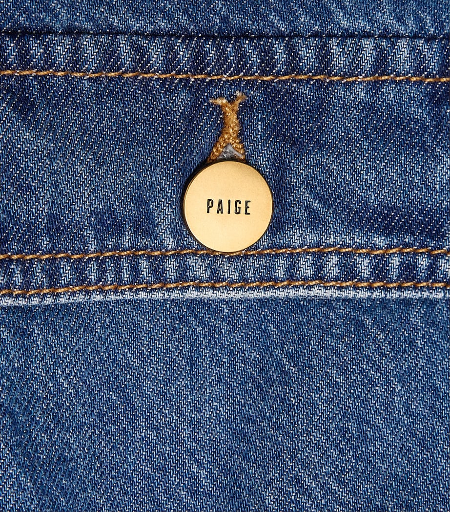 PAIGE Womens Denim Clarke Overshirt La Verne Image 6