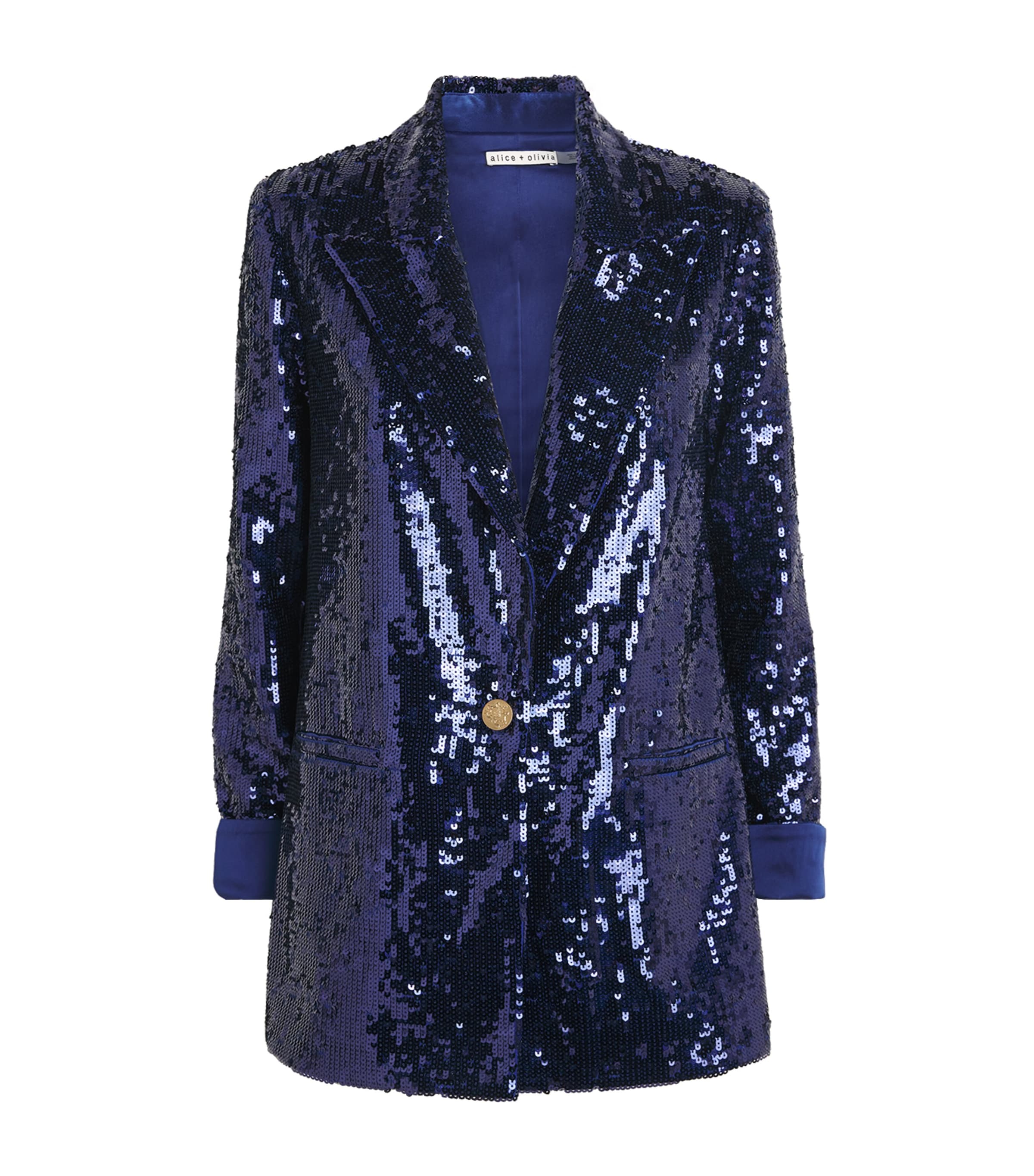 Sequin Quincy Blazer B401 MIDNIGHT BLUE Image 1