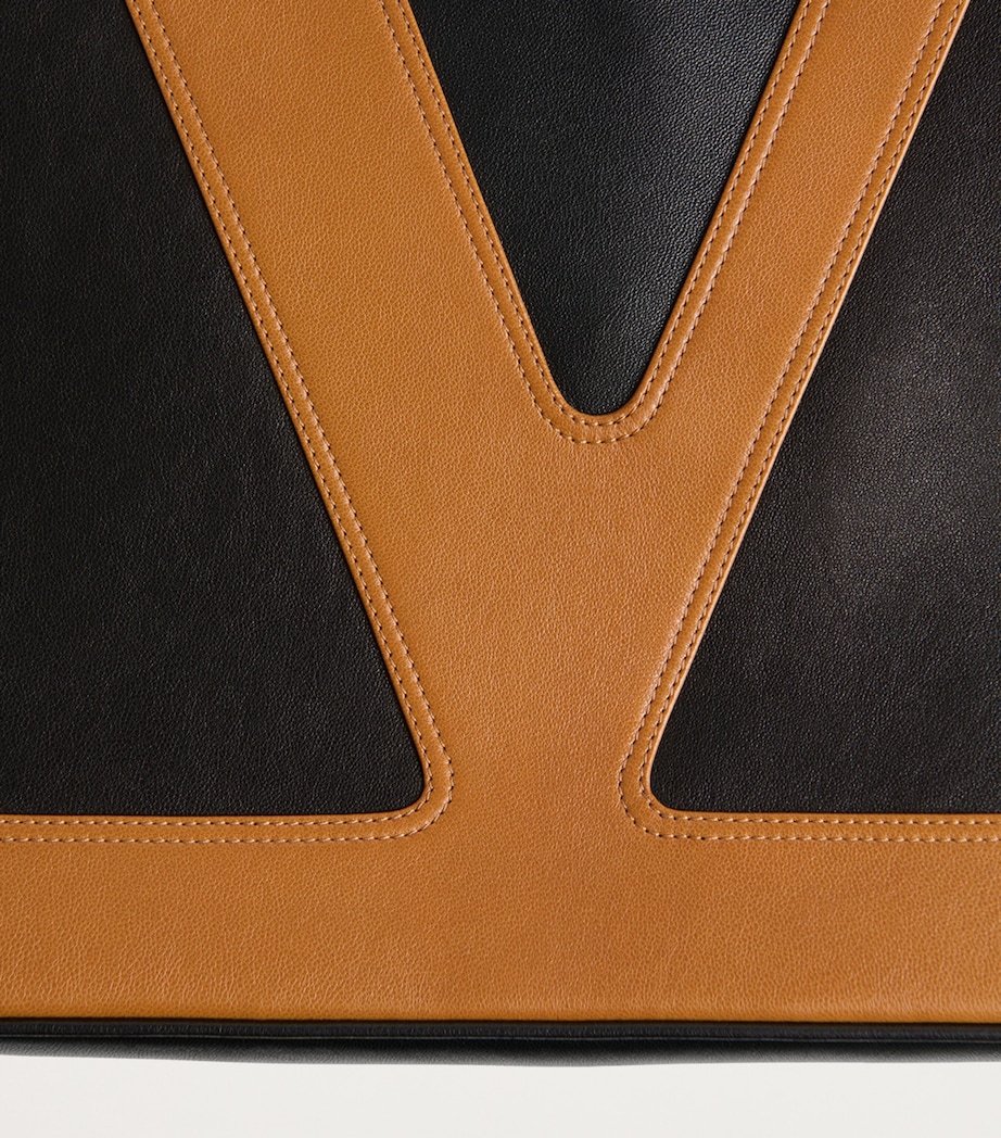 Large Leather Viva Superstar Tote Bag RFA Image 7