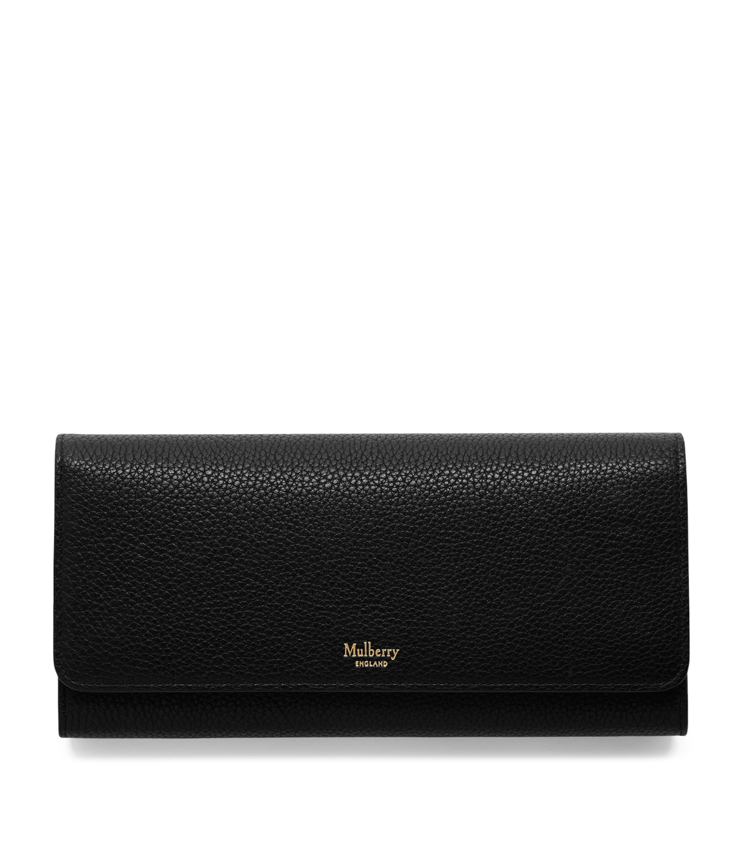 Mulberry Continental Wallet In Black