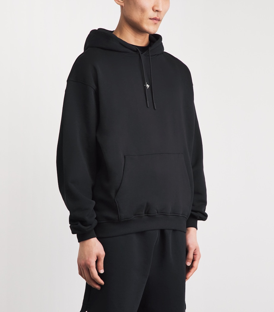 Represent 247 Mens Cotton 247 DNA Hoodie Jet Black Image 4