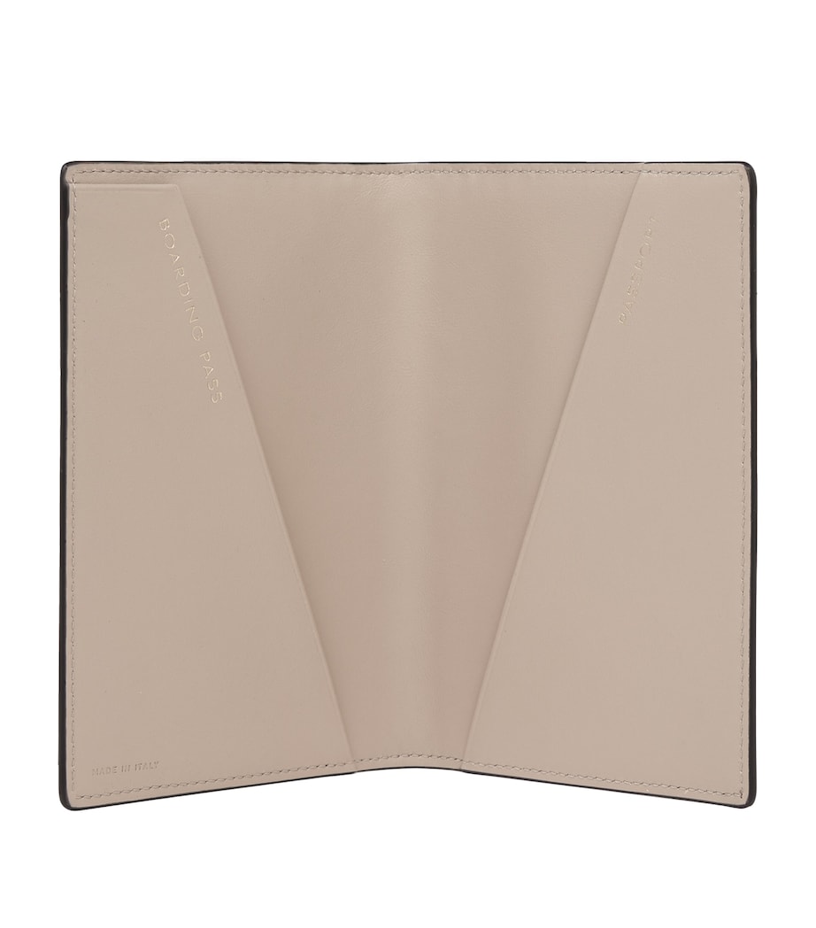 Mara Leather Passport Cover SANDSTONE Image 2