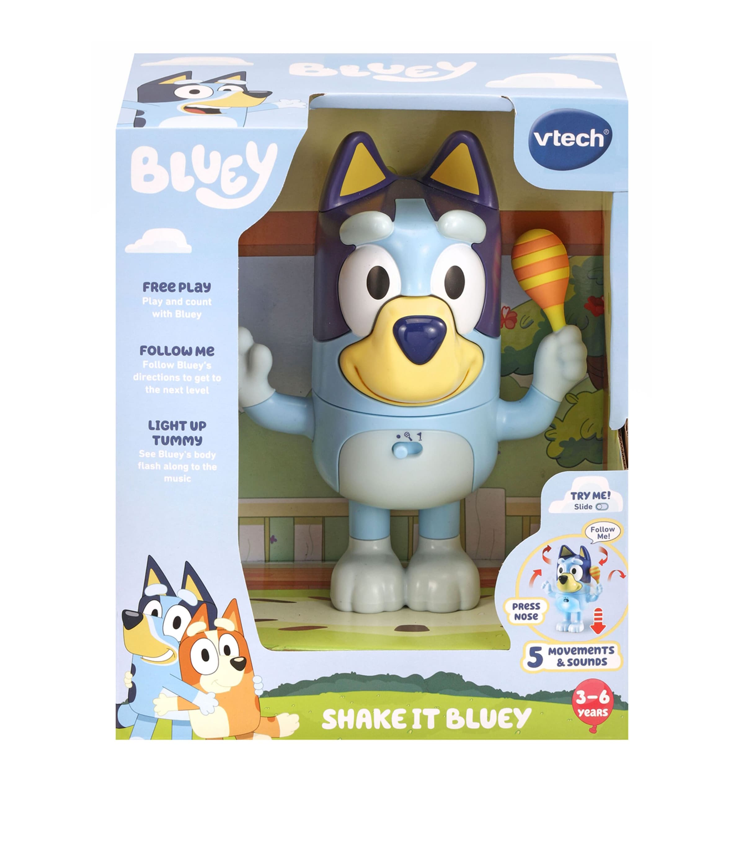 Shake It Bluey Toy MULTI Image 3