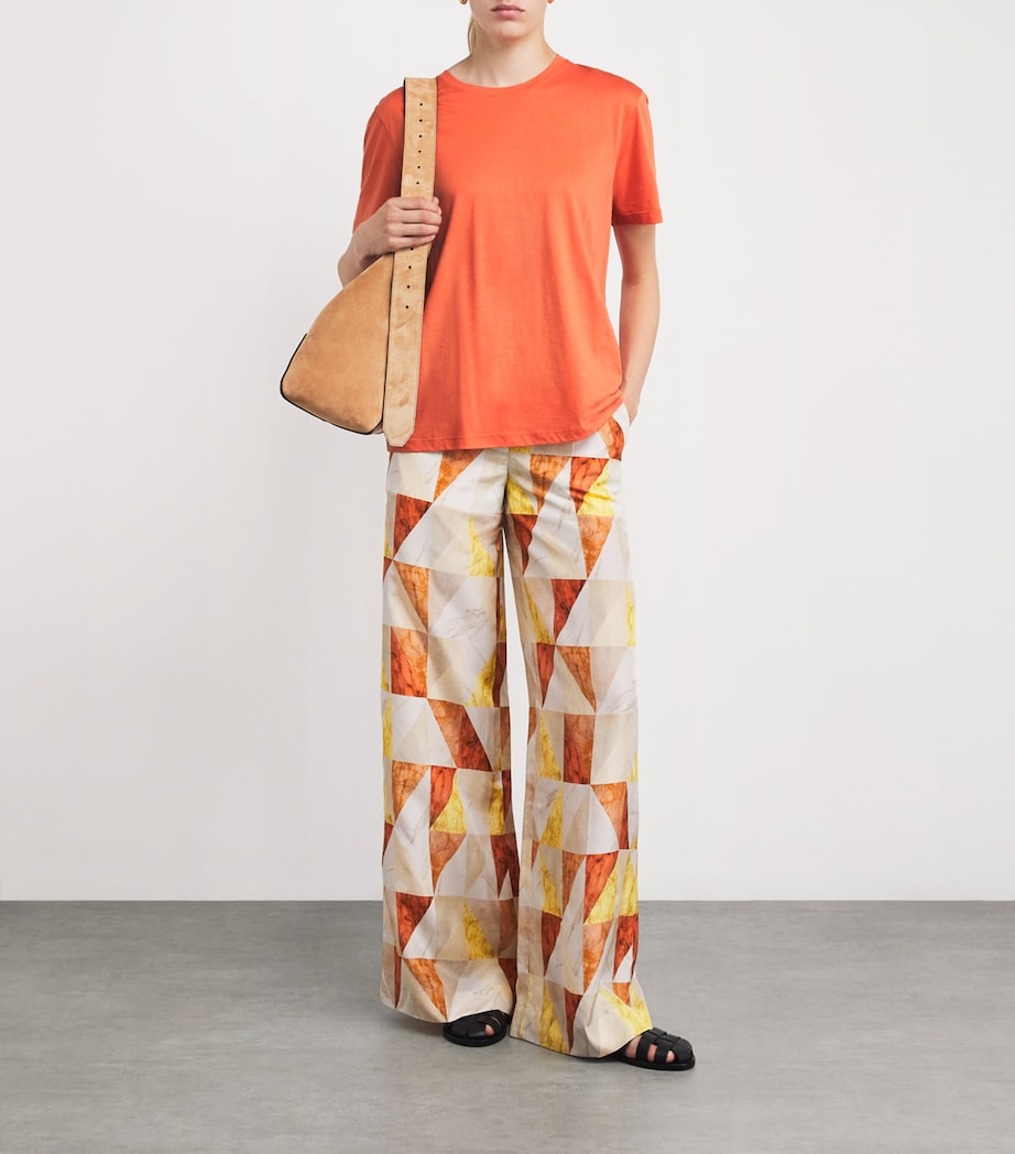 Cotton-Silk T-Shirt SUNDOWN Image 2