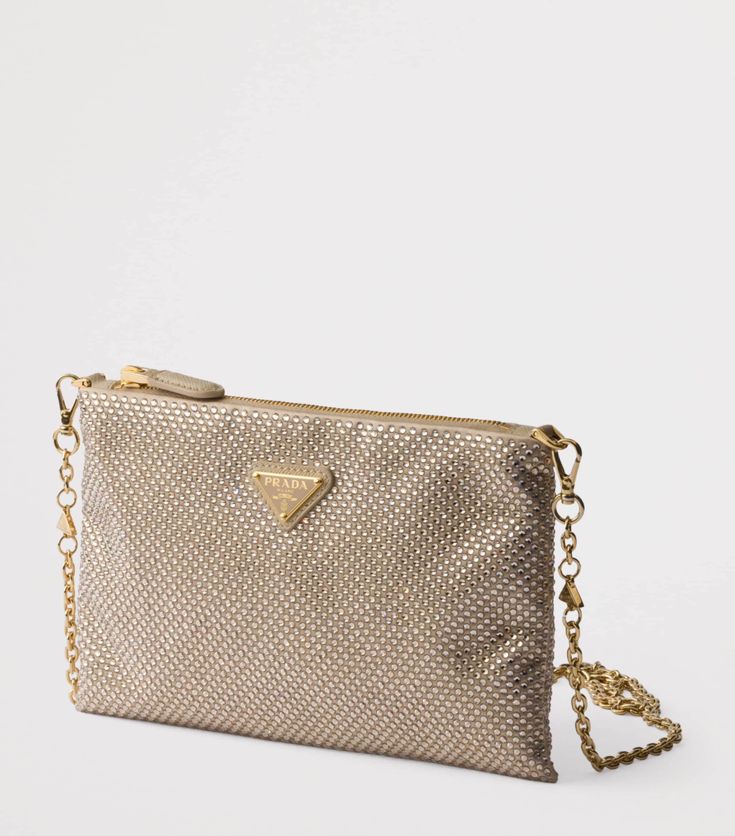 Mini Crystal-Embellished Pouch F0GCN Image 2