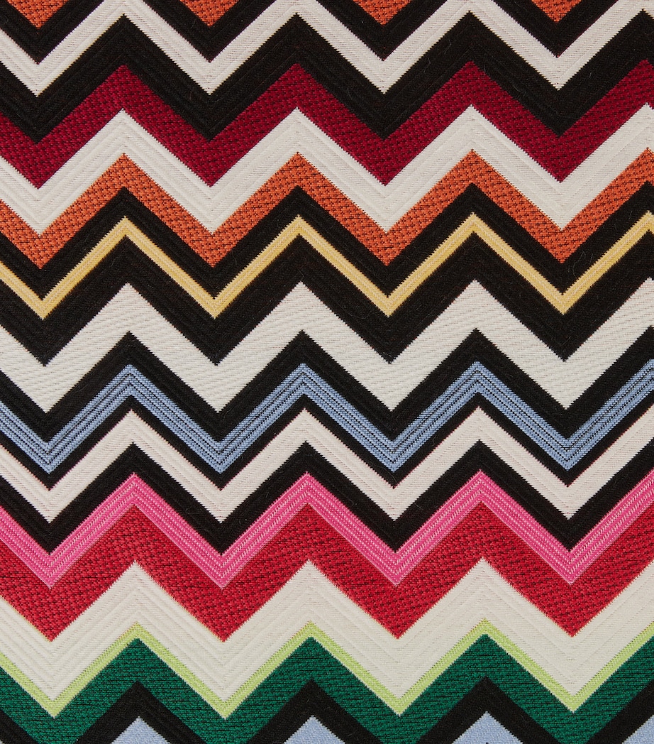 Zigzag Belfast Cushion (40cm x 40cm) NO COLOUR Image 6