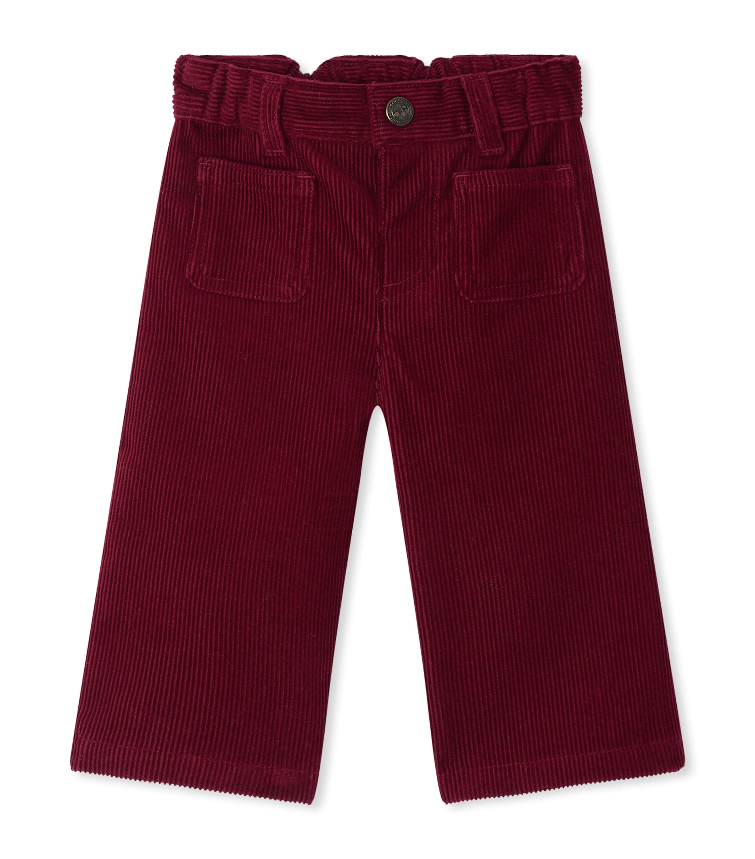 Bonpoint Corduroy Trousers In Burgundy