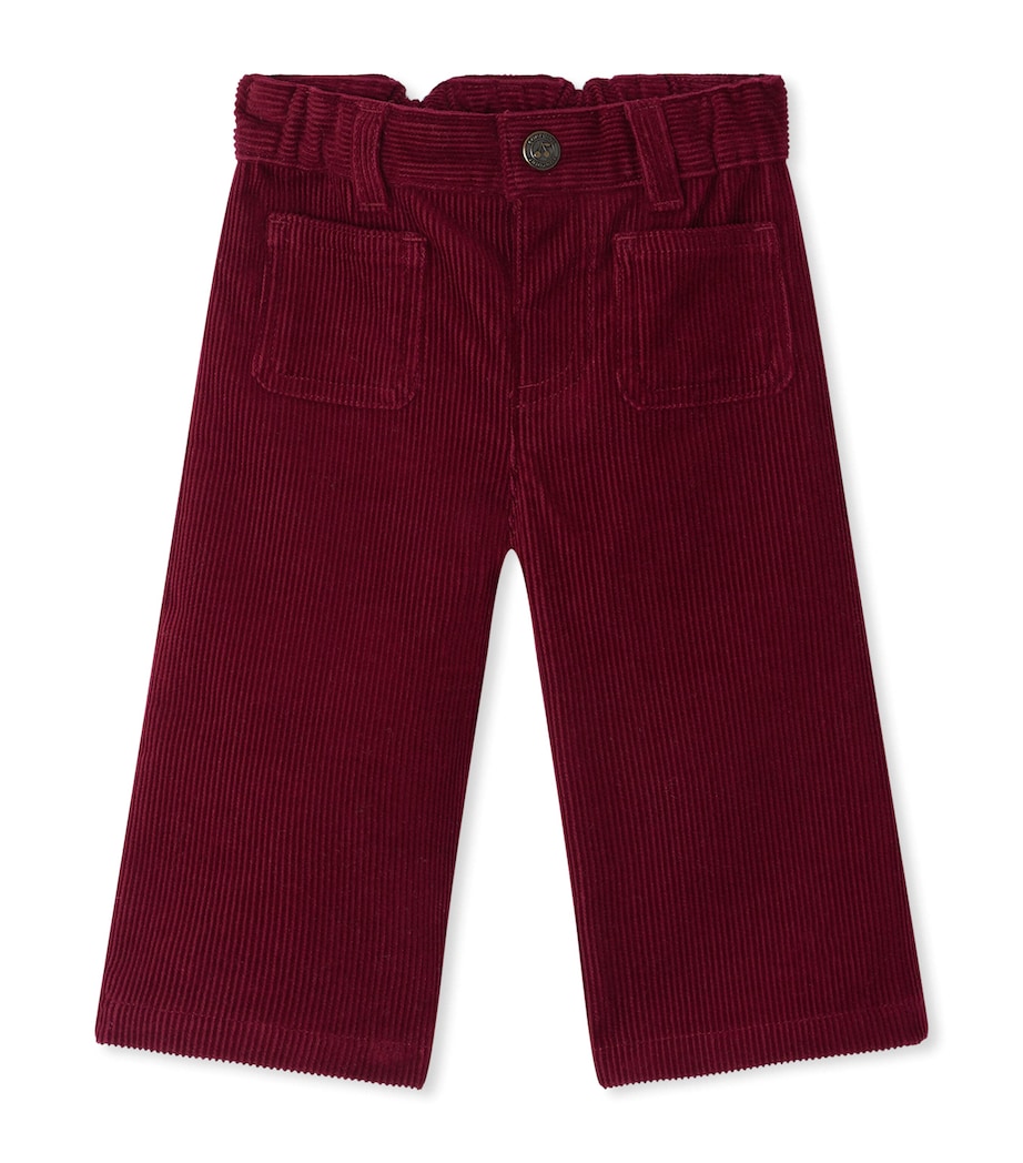 Corduroy Trousers (6-18 Months) RAISIN Image 1