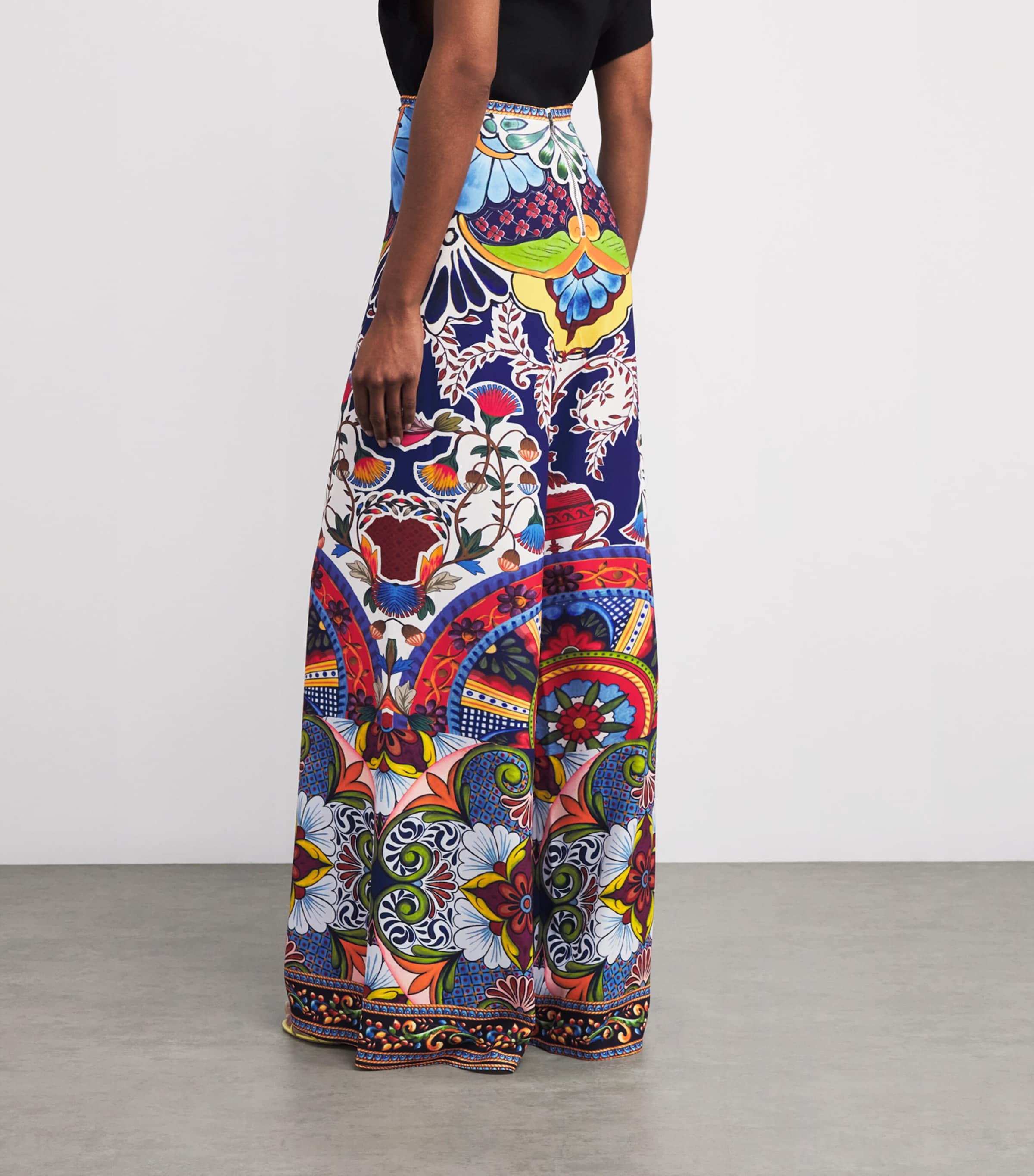 Printed Athena Trousers C509 ON THE ROAD Image 4
