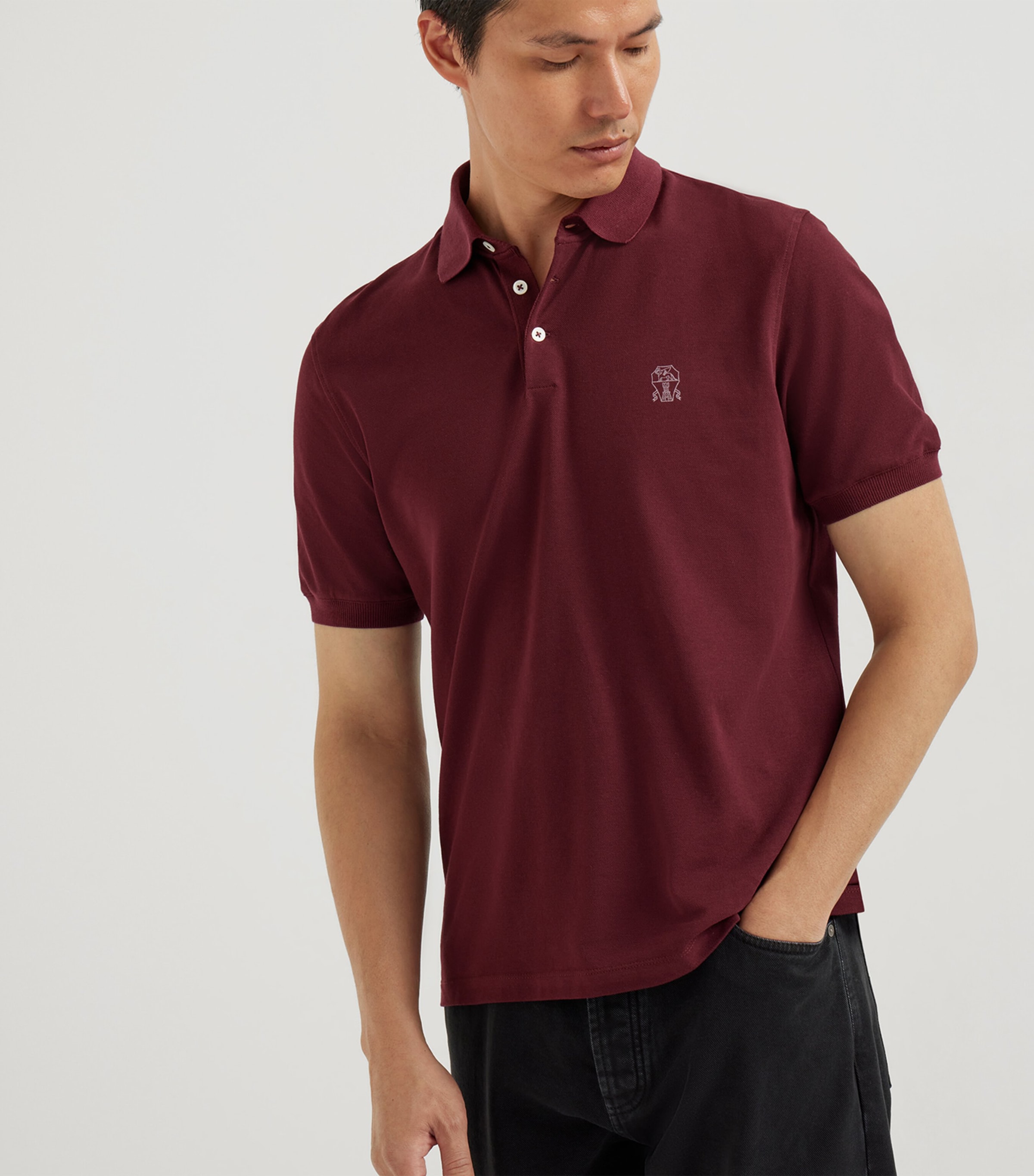 Cotton Logo Polo Shirt COA16 Image 2
