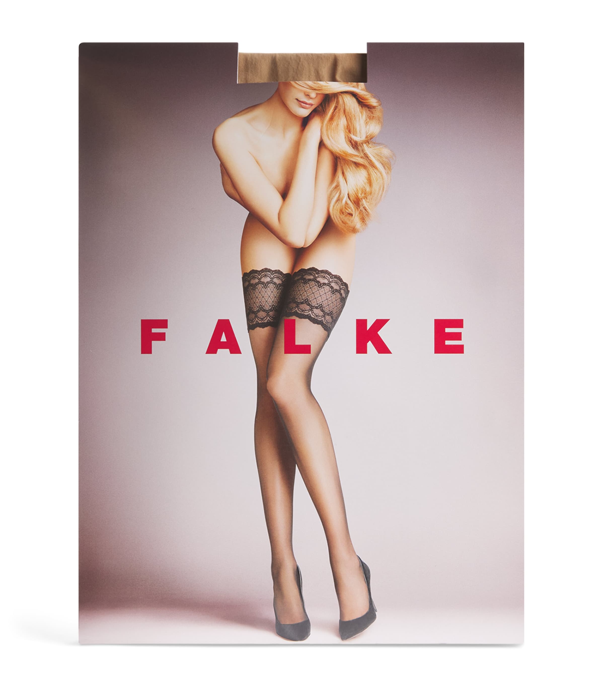Falke Womens Just Love 20 Stockings Pow/black Image 1