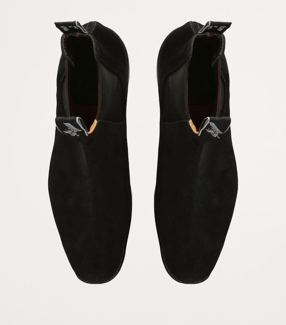 Suede Ankle Boots BLACK Image 4