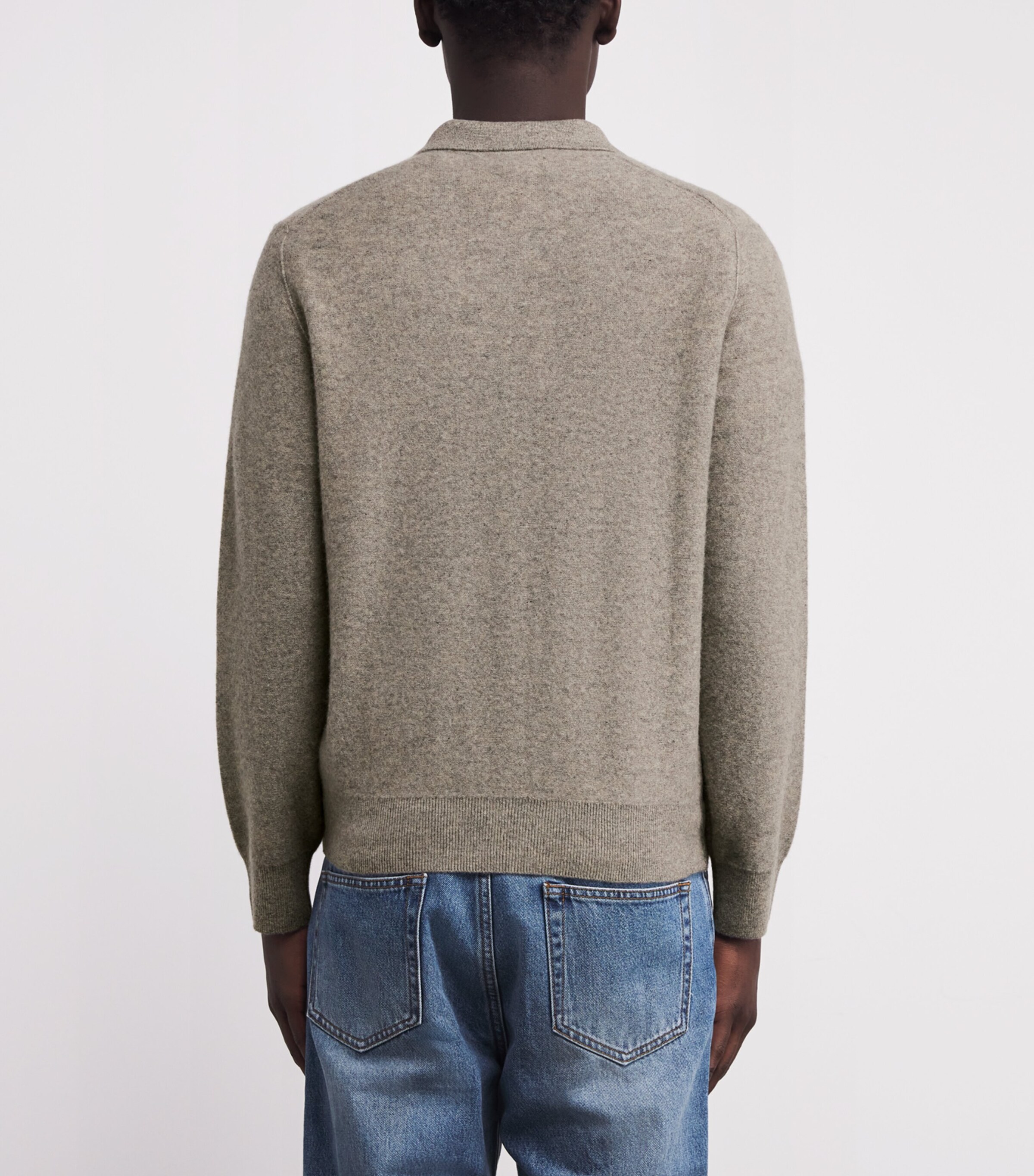 Cashmere Polo Sweater 730HMU H MOUSE Image 4