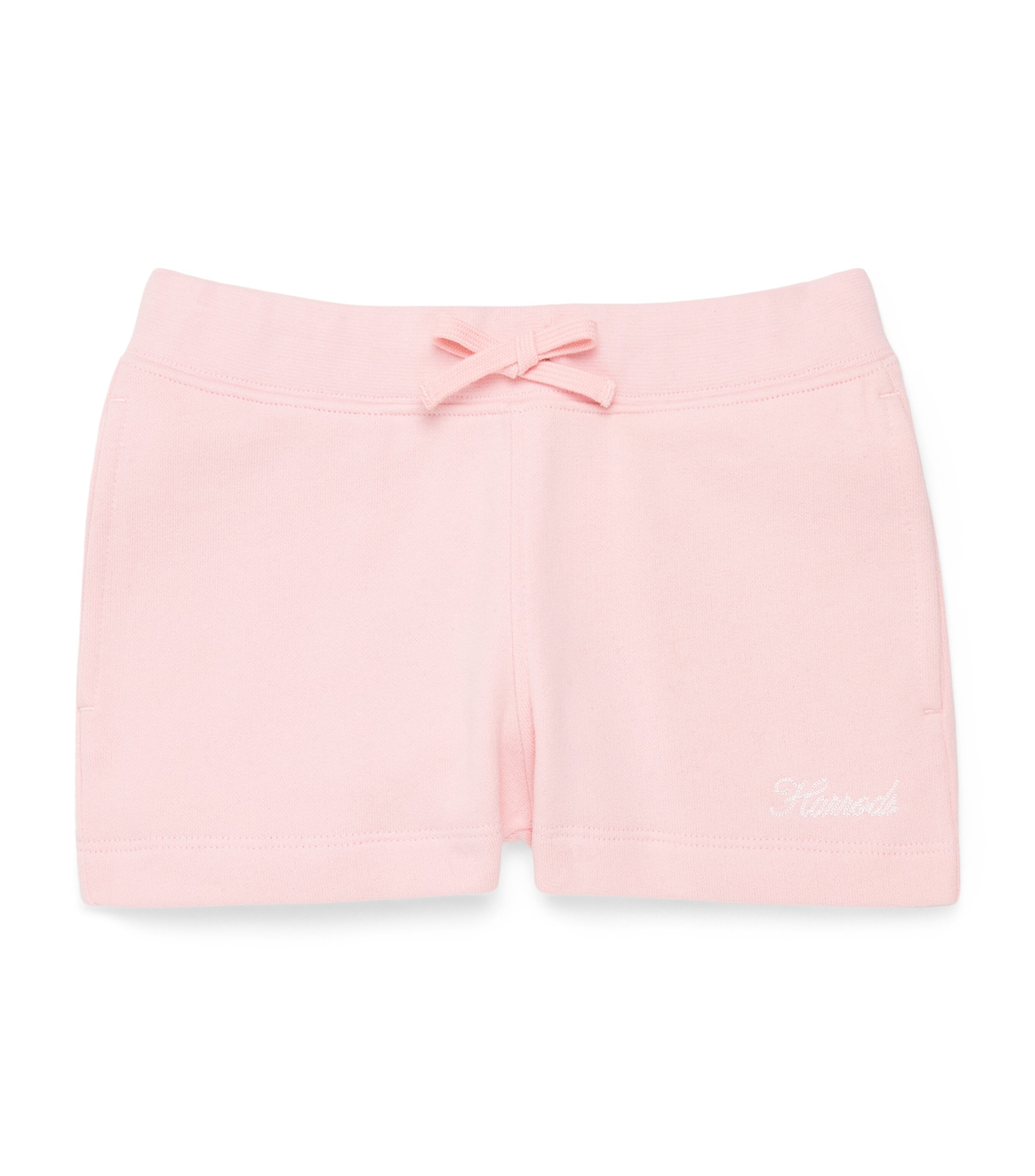 Harrods Cotton Jersey Shorts (2-8 Years) Pink Image 1