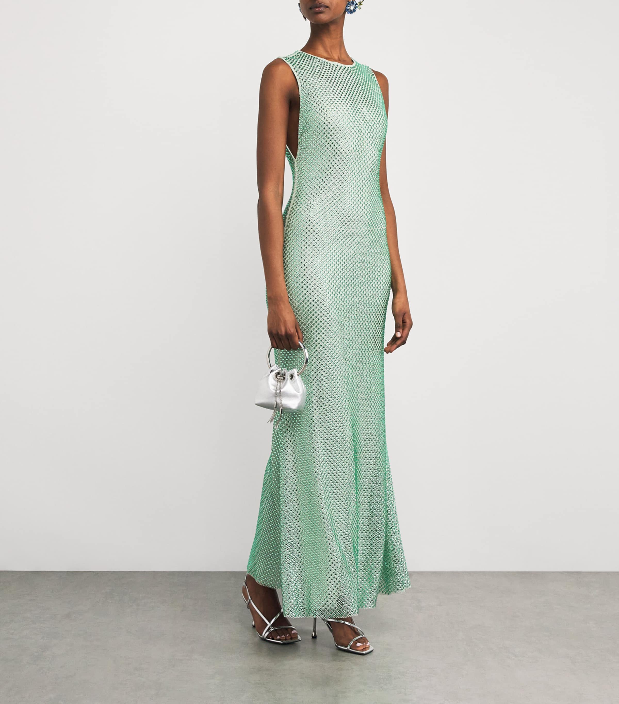 SELF-PORTRAIT ワンピース Crystal-embellished maxi 794401 Self-Portrait Crystal-Embellished Maxi Dress | Harrods QA