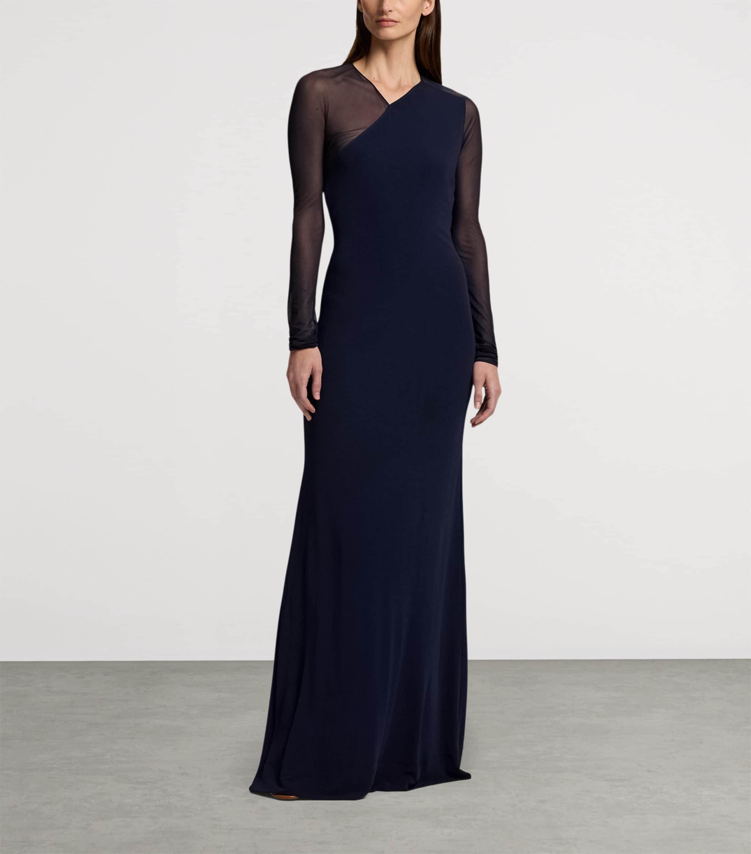 Jersey Brynn Maxi Dress NAVY-410 Image 9