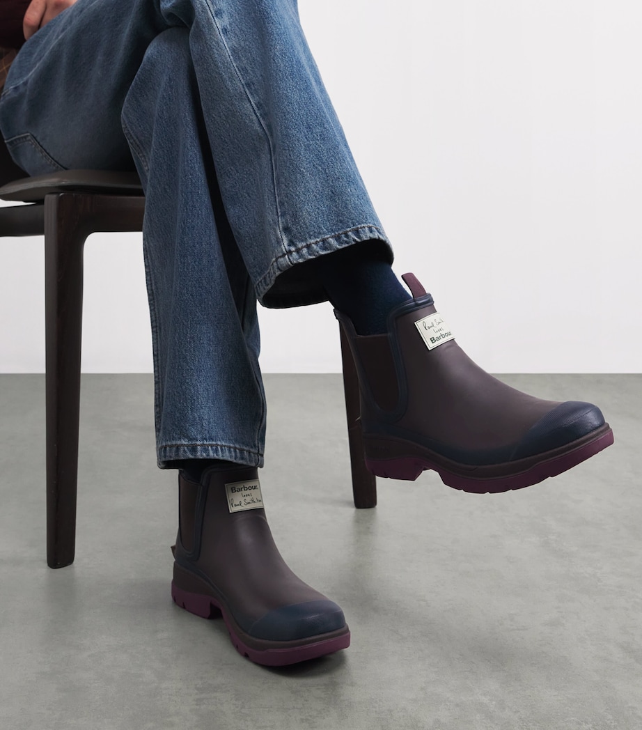 x Paul Smith Chelsea Wellington Ankle Boots RUSTIC Image 2