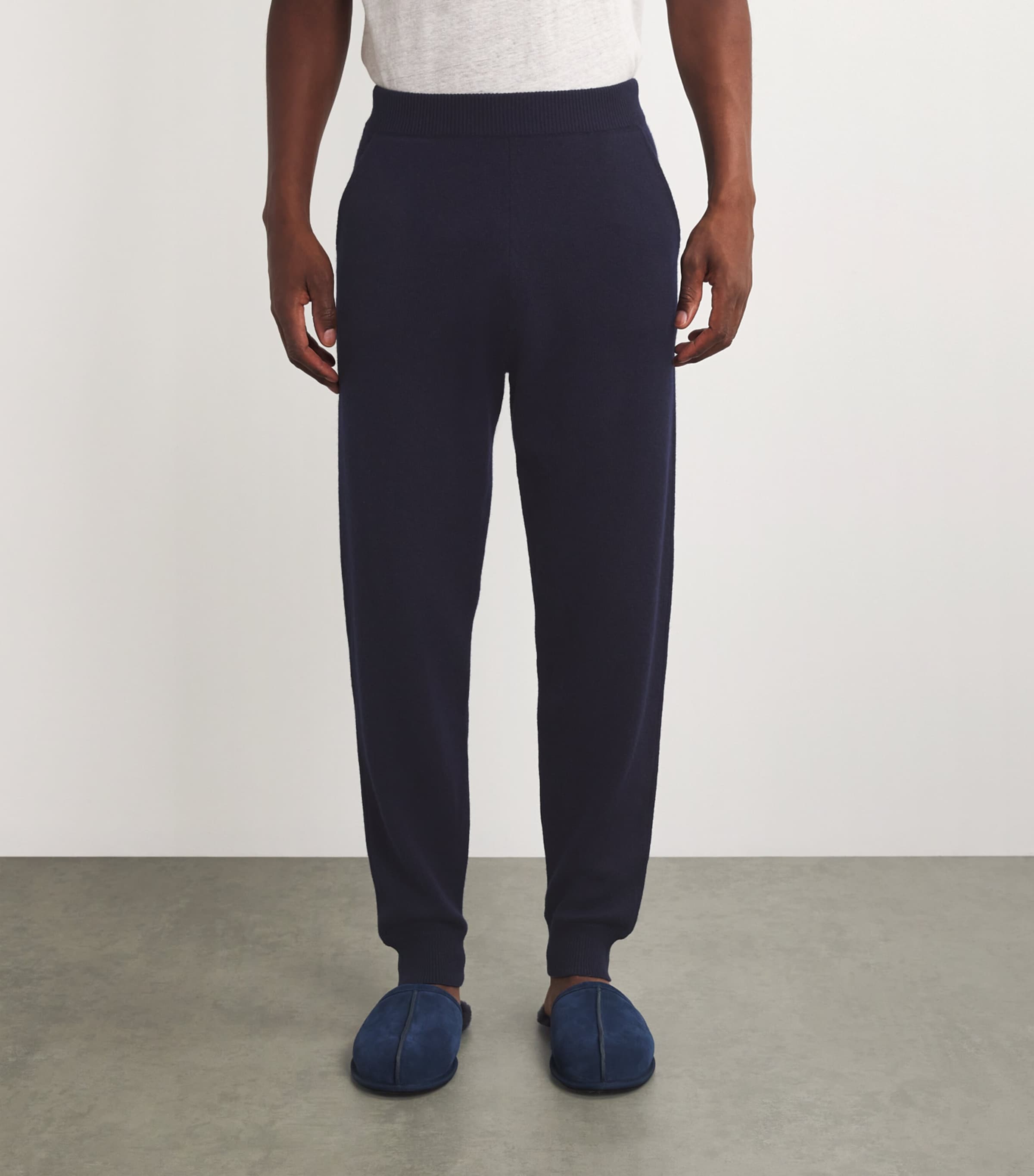 Cashmere Sweatpants T&D NAVY Image 3