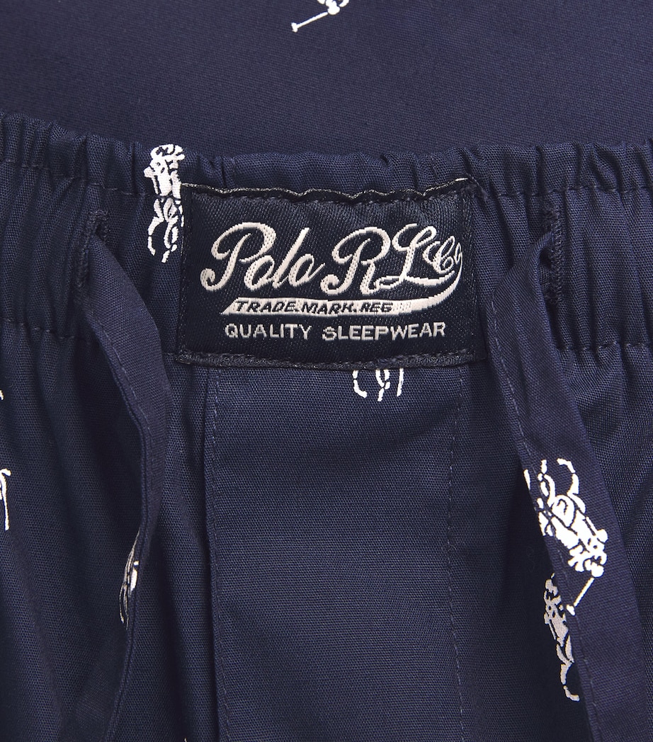 Polo Ralph Lauren Mens Cotton Polo Pony Pyjama Bottoms Navy/nevis Aopp Image 6