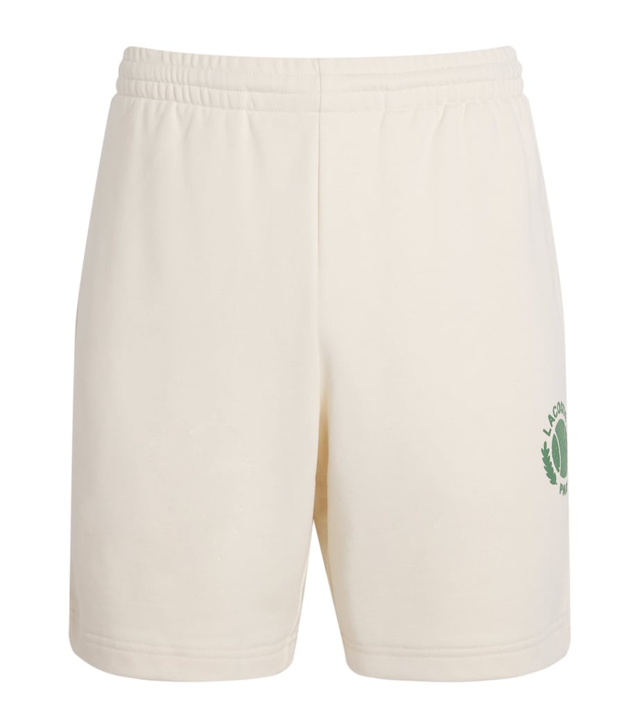 Cotton-Blend Fleece Tennis Shorts LAPLAND Image 1