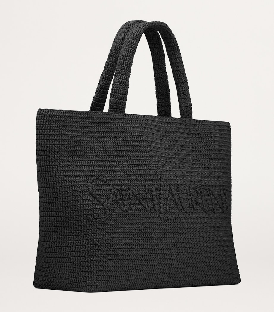 Raffia Logo Tote Bag 1000 Image 3