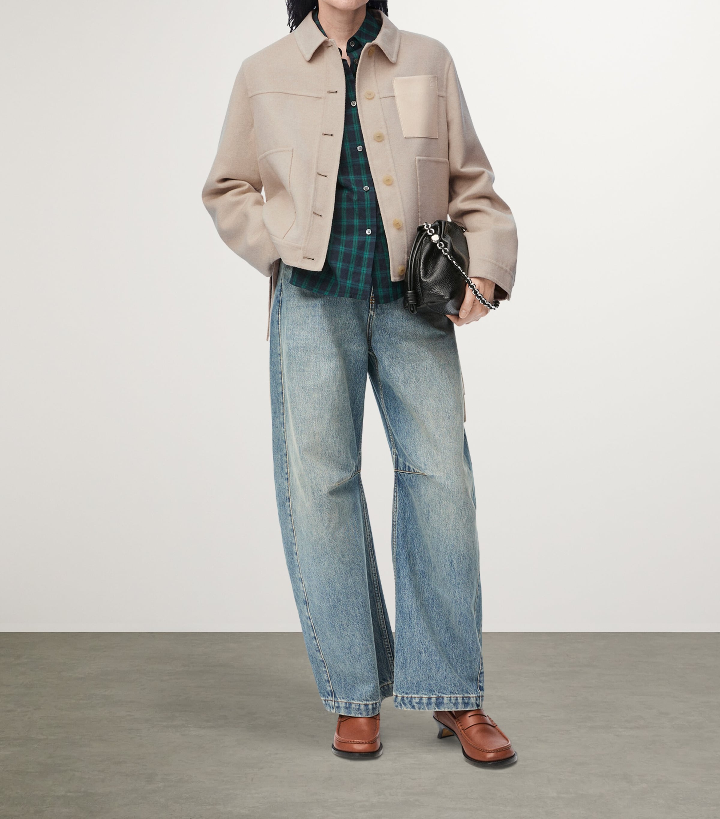 Wool-Cashmere Workwear Jacket LIGHT BEIGE MELANGE Image 2