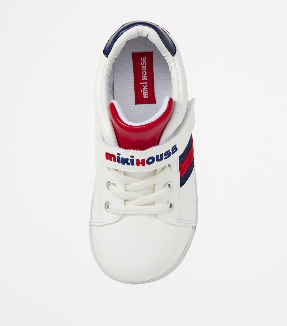 Faux Leather Logo Trainers 2 Image 2