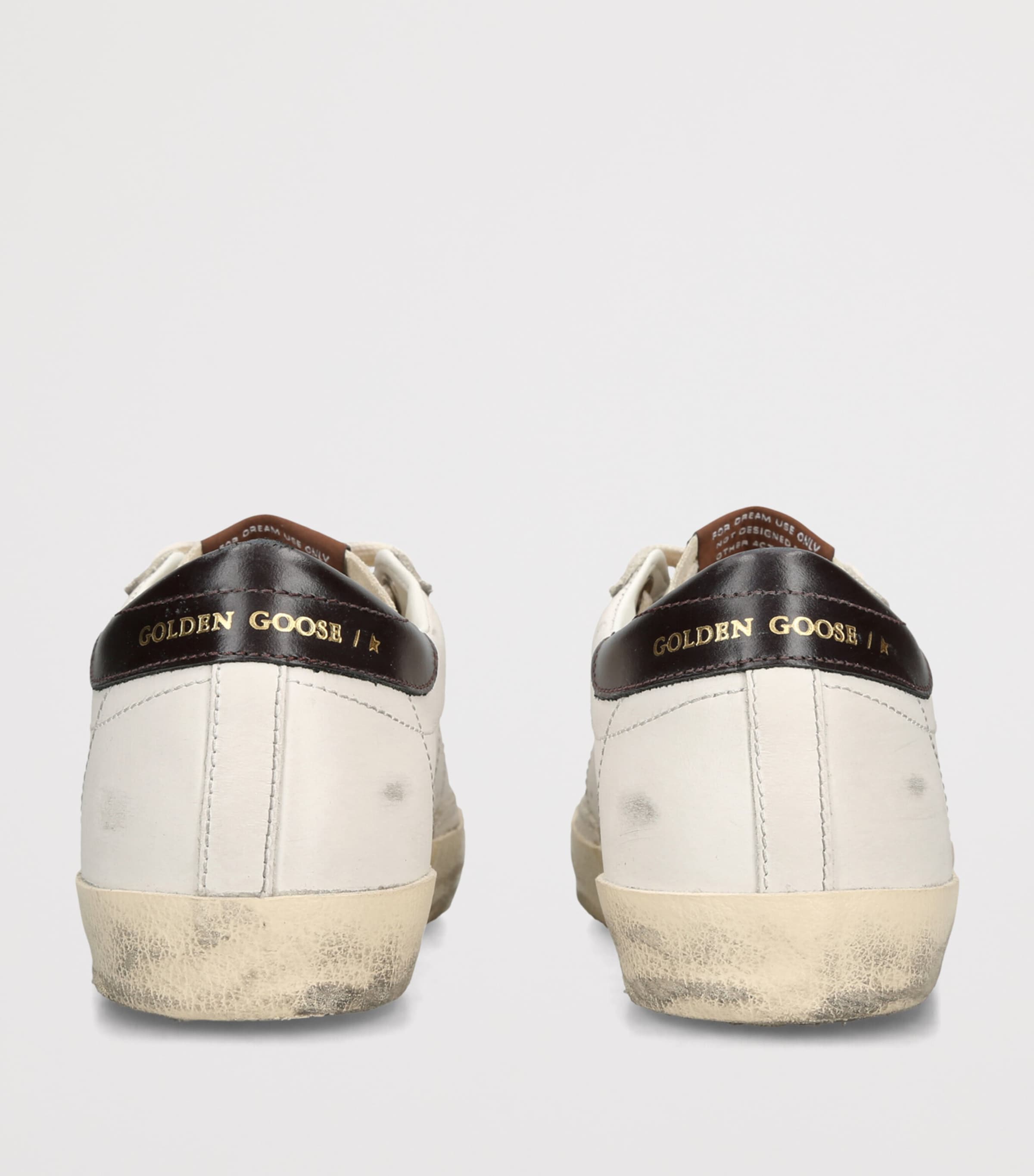 Golden Goose Leather Super Star Sneakers White/comb Image 2