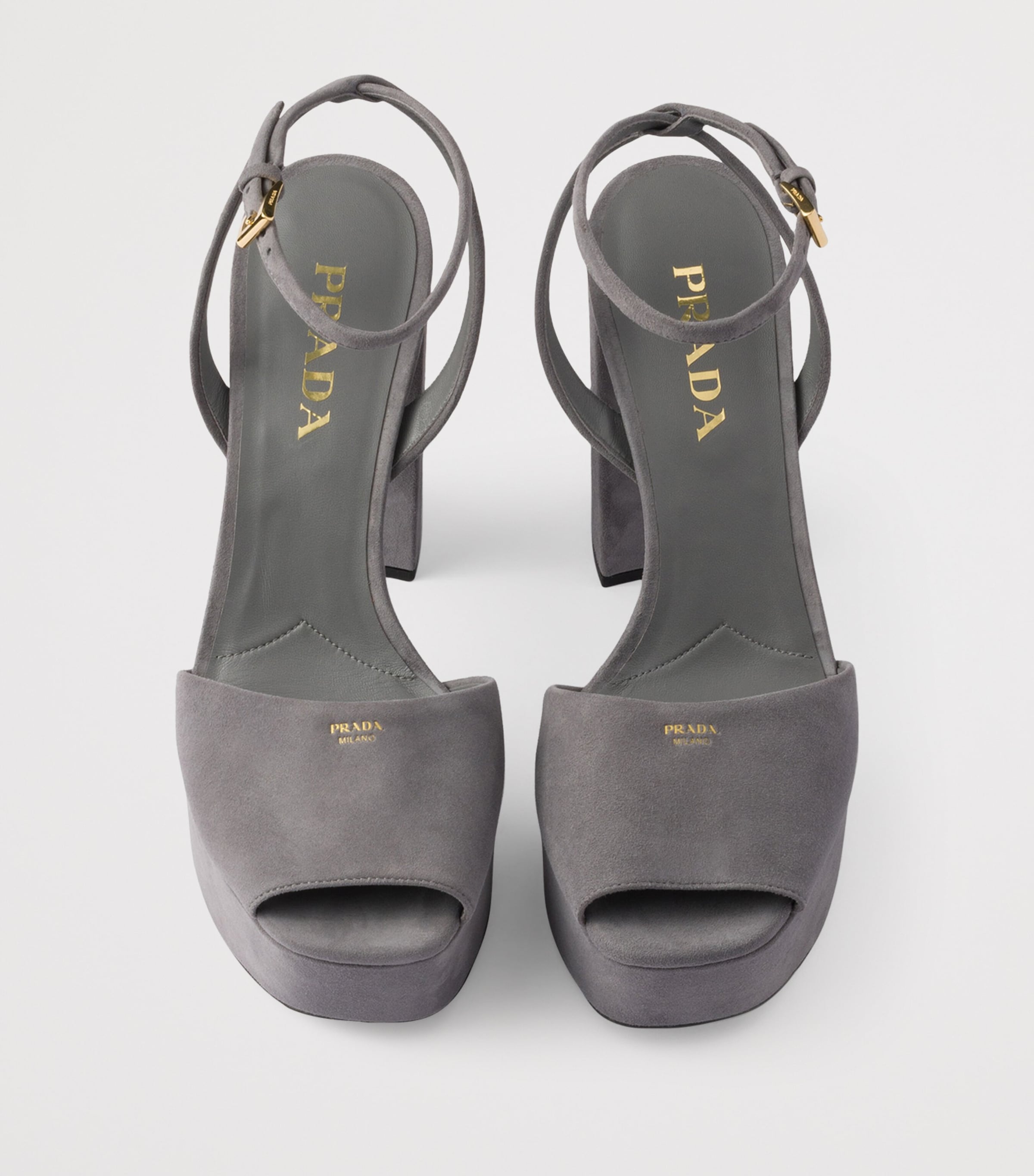 Suede Platform Sandals 115 F073E Image 3