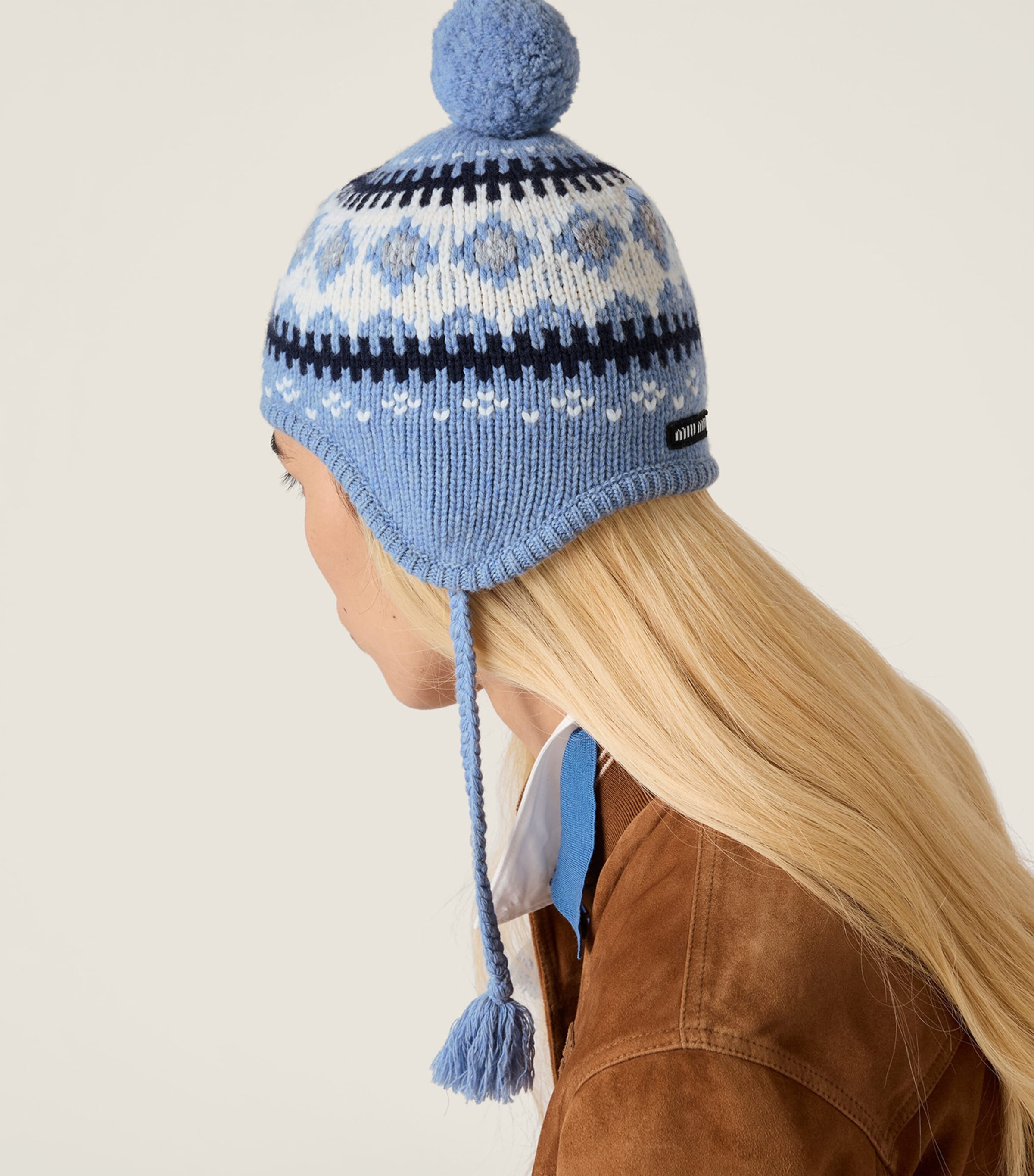 Wool Earflap Beanie F0013 Image 2